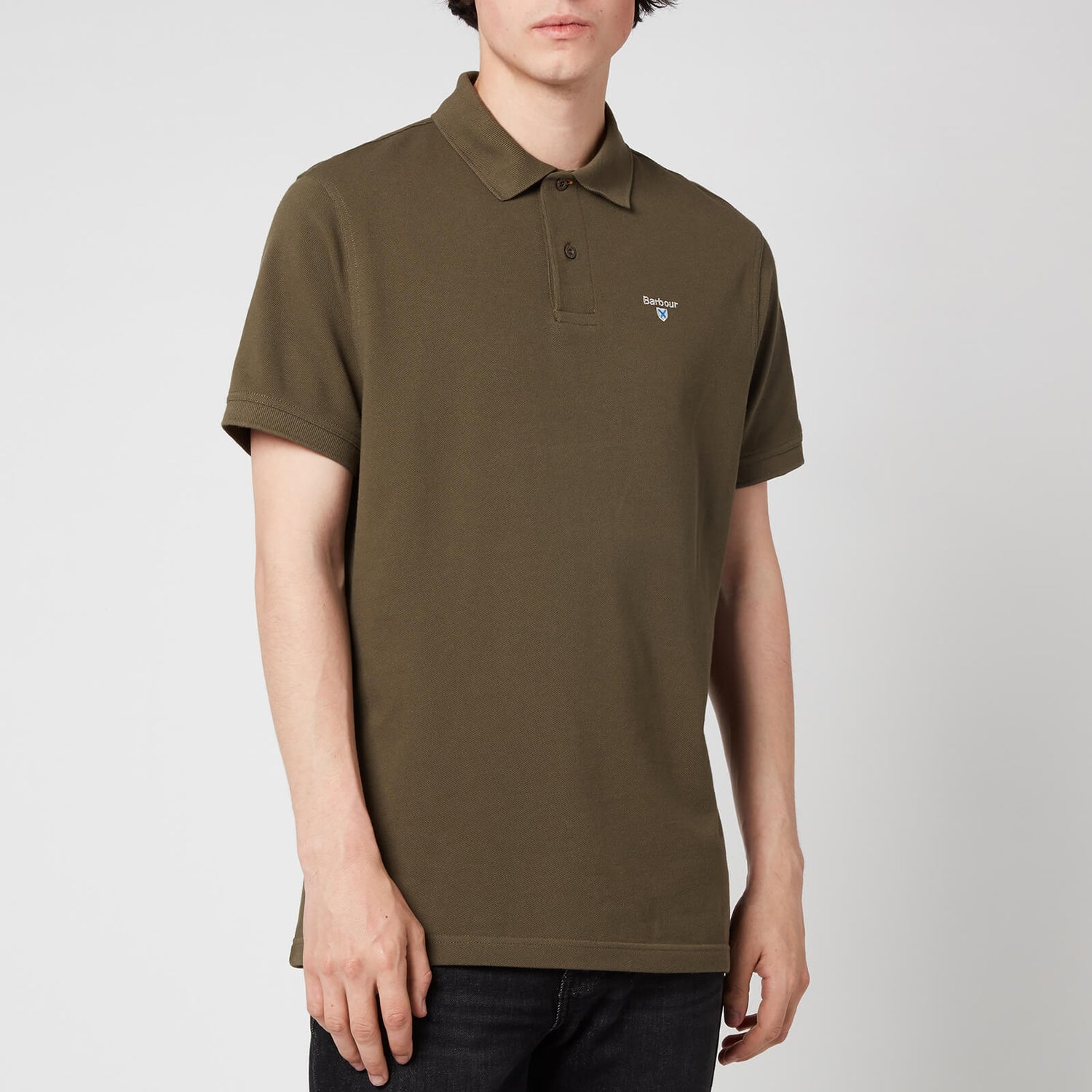 Barbour Heritage Men's Sports Polo Shirt - Olive - S