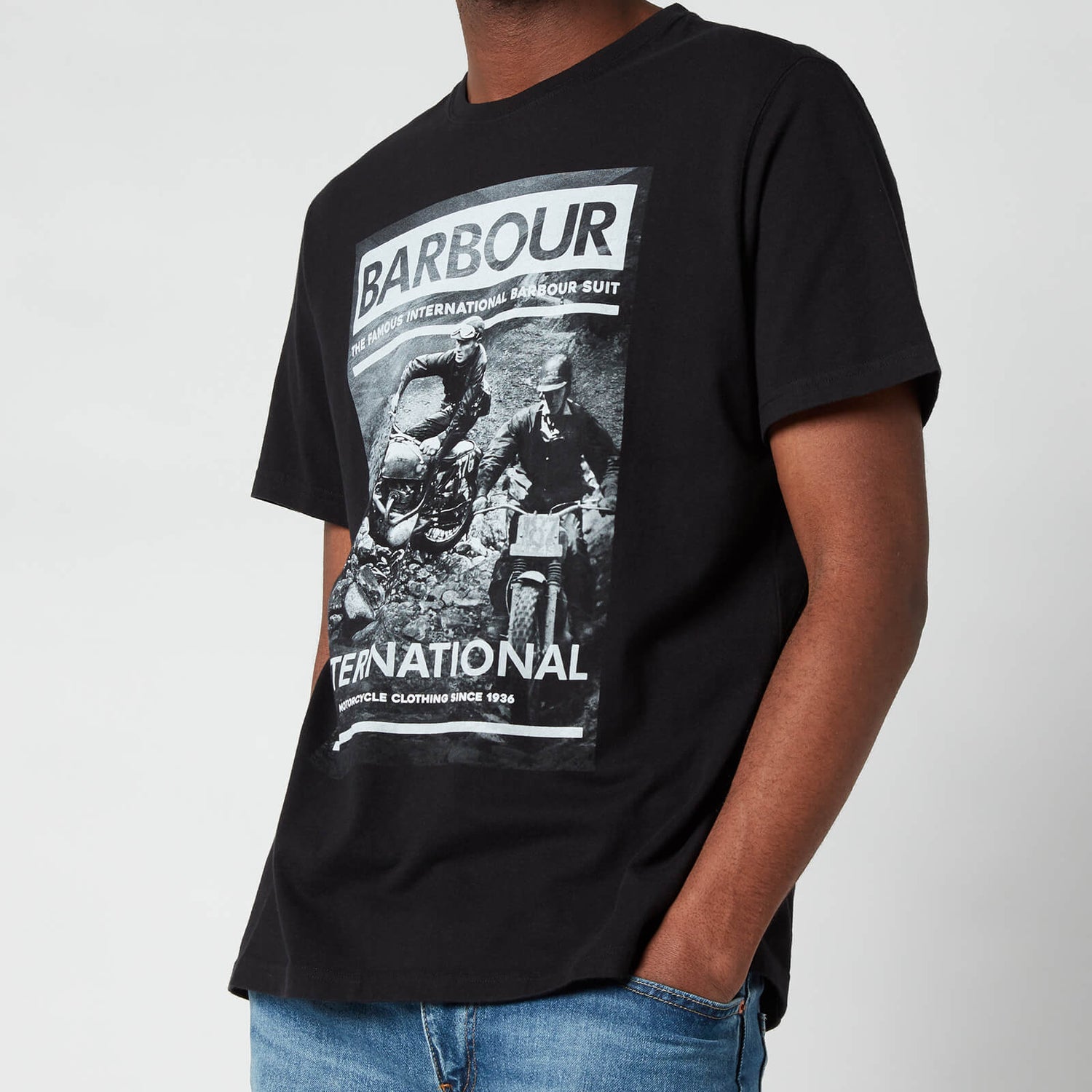 Barbour International Men's Archive Downforce T-Shirt - Black