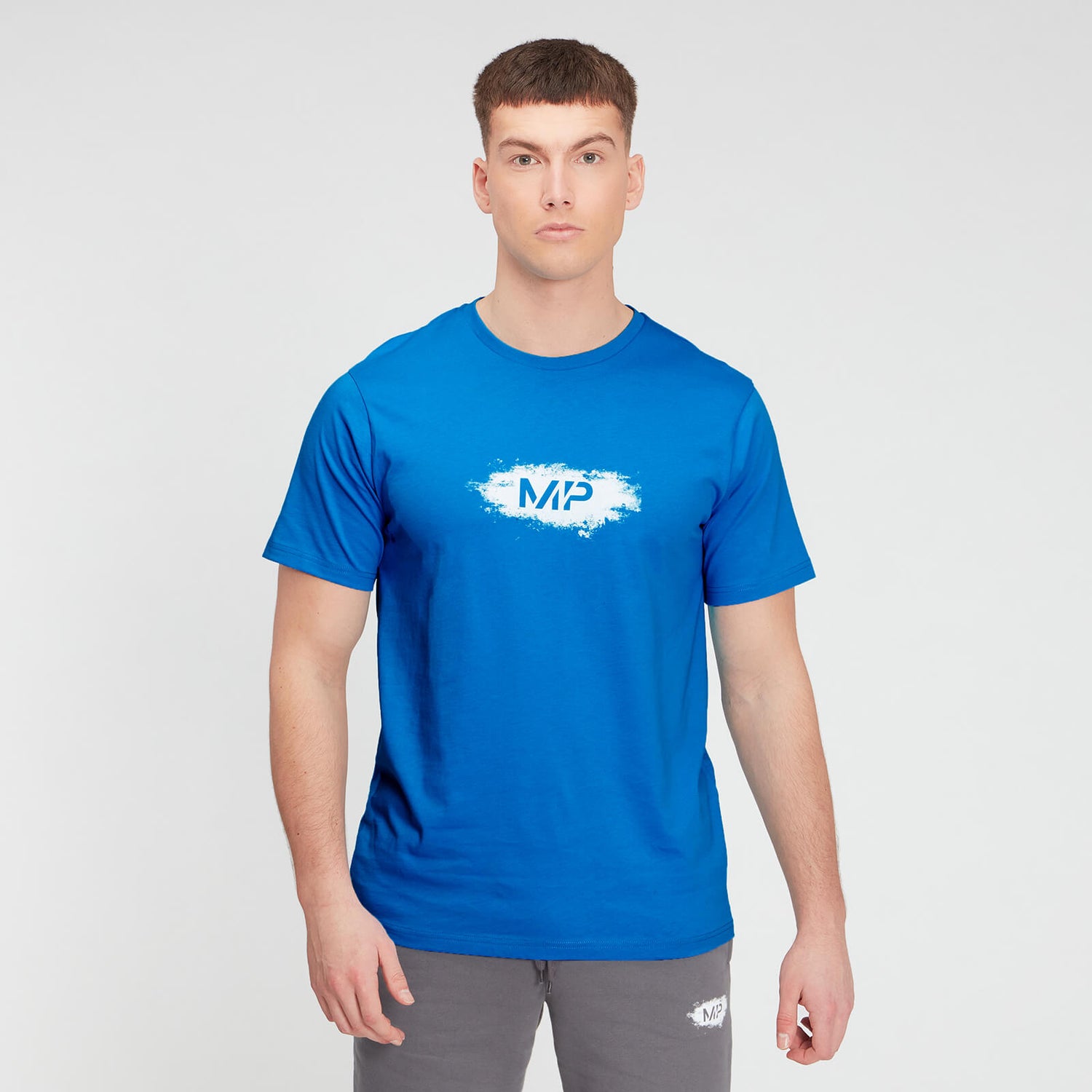 MP Men's Chalk Graphic Short Sleeve T-Shirt - Aqua - XXS
