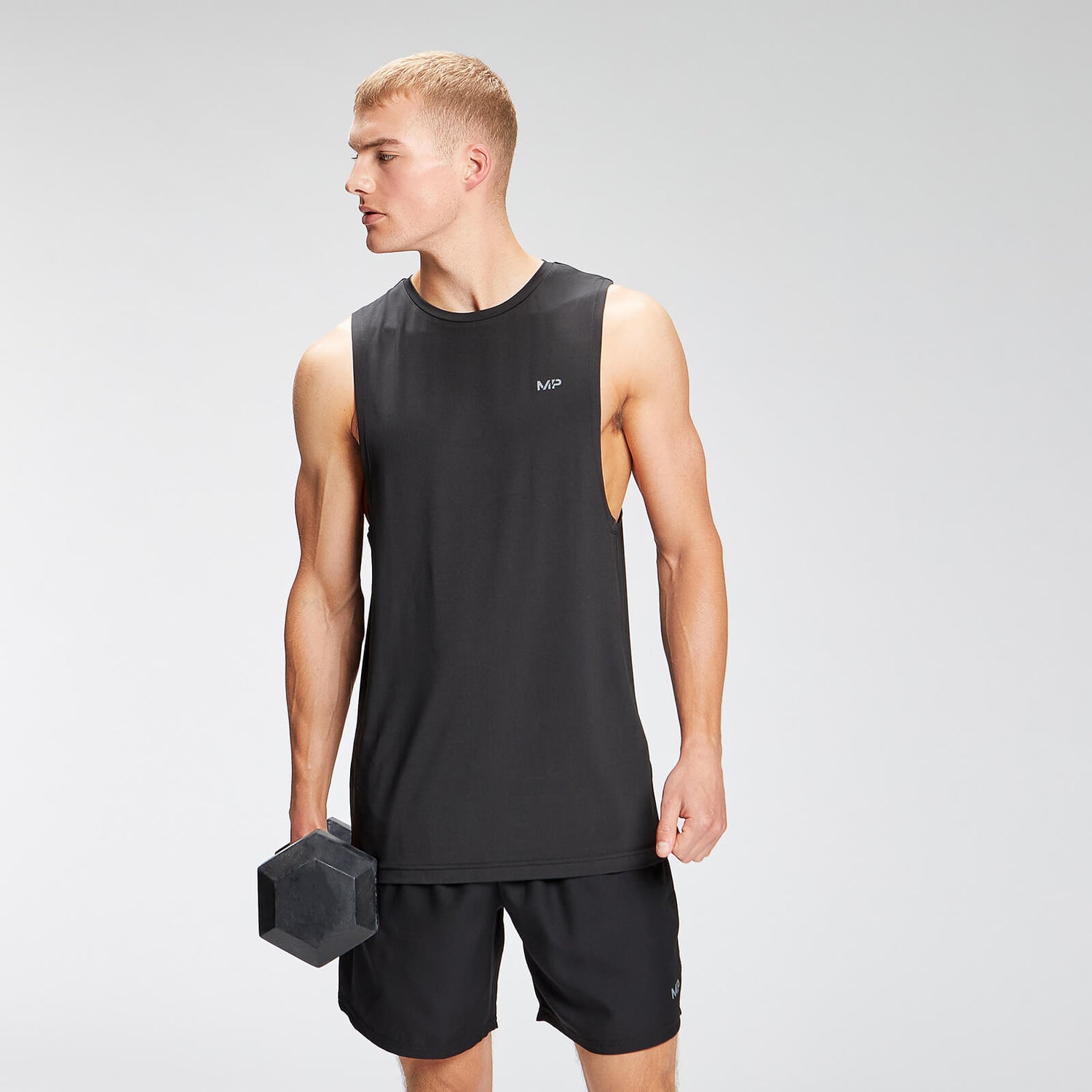 MP Férfi Repeat Graphic Training Tank Top - Fekete