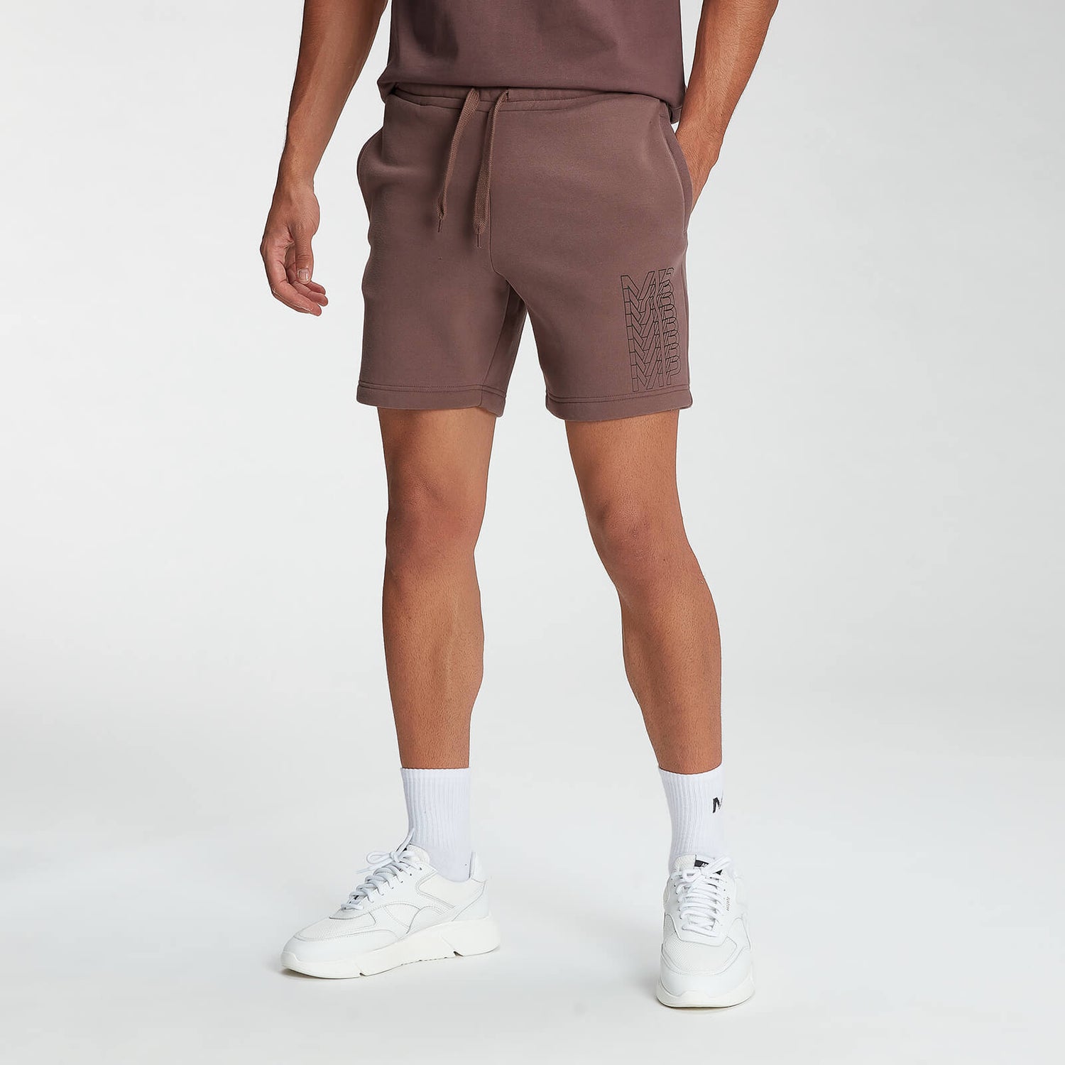 MP Men's Repeat MP Graphic Shorts - Warm Brown - XS