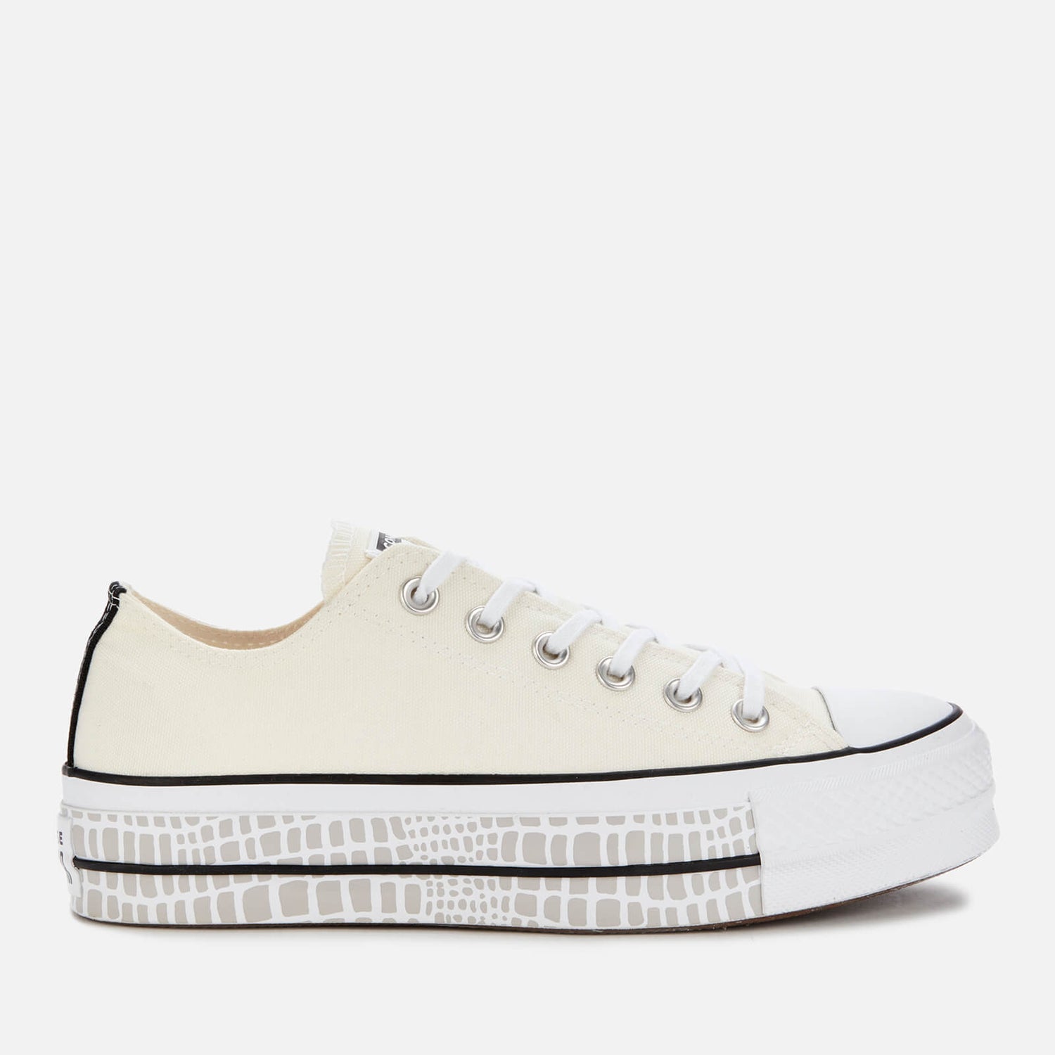 Converse Women's Chuck Taylor All Star Digital Daze Lift Ox Trainers - White