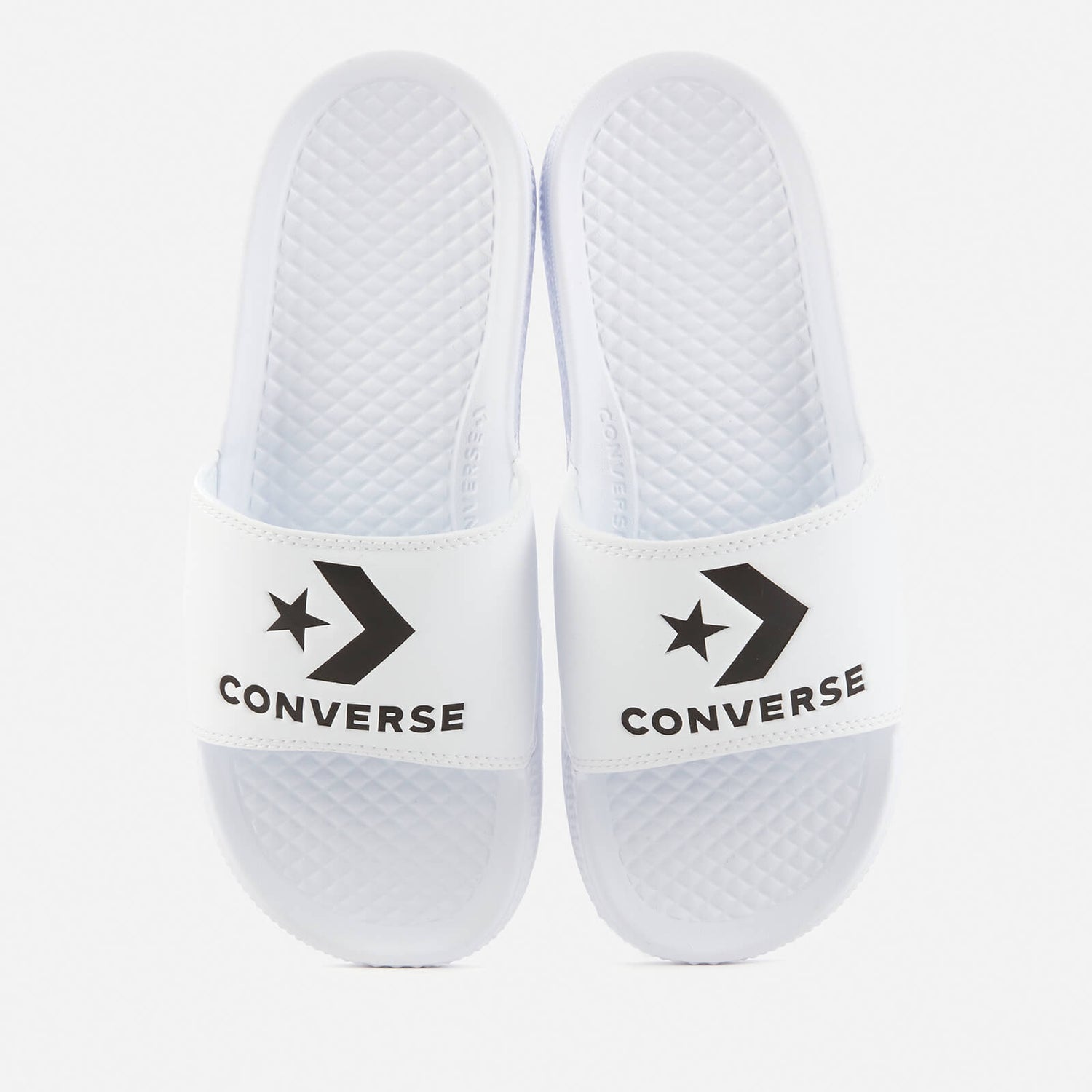 Converse All Star Slide Sandals - White/Black