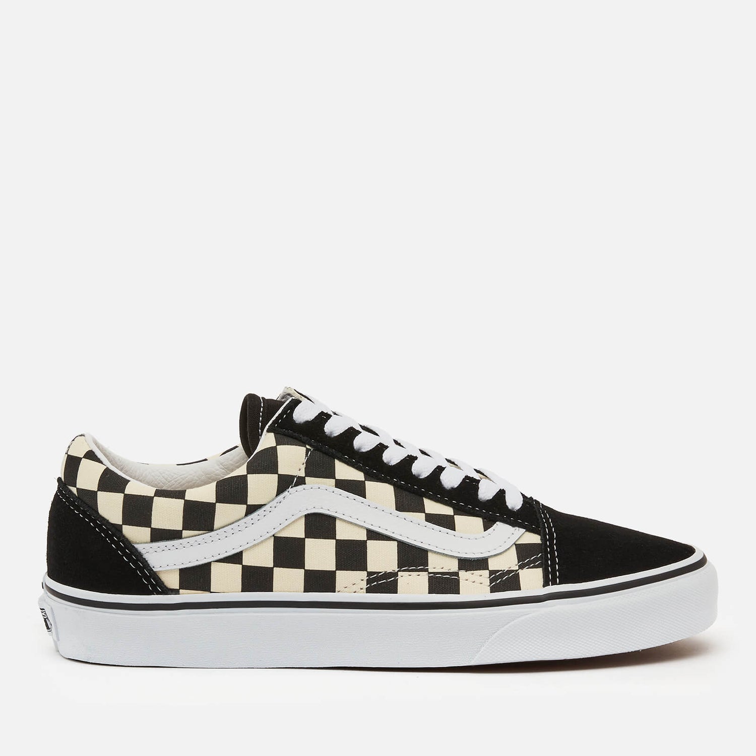 Vans Old Skool Trainers - Black/Swhite Checkerboard - UK 4