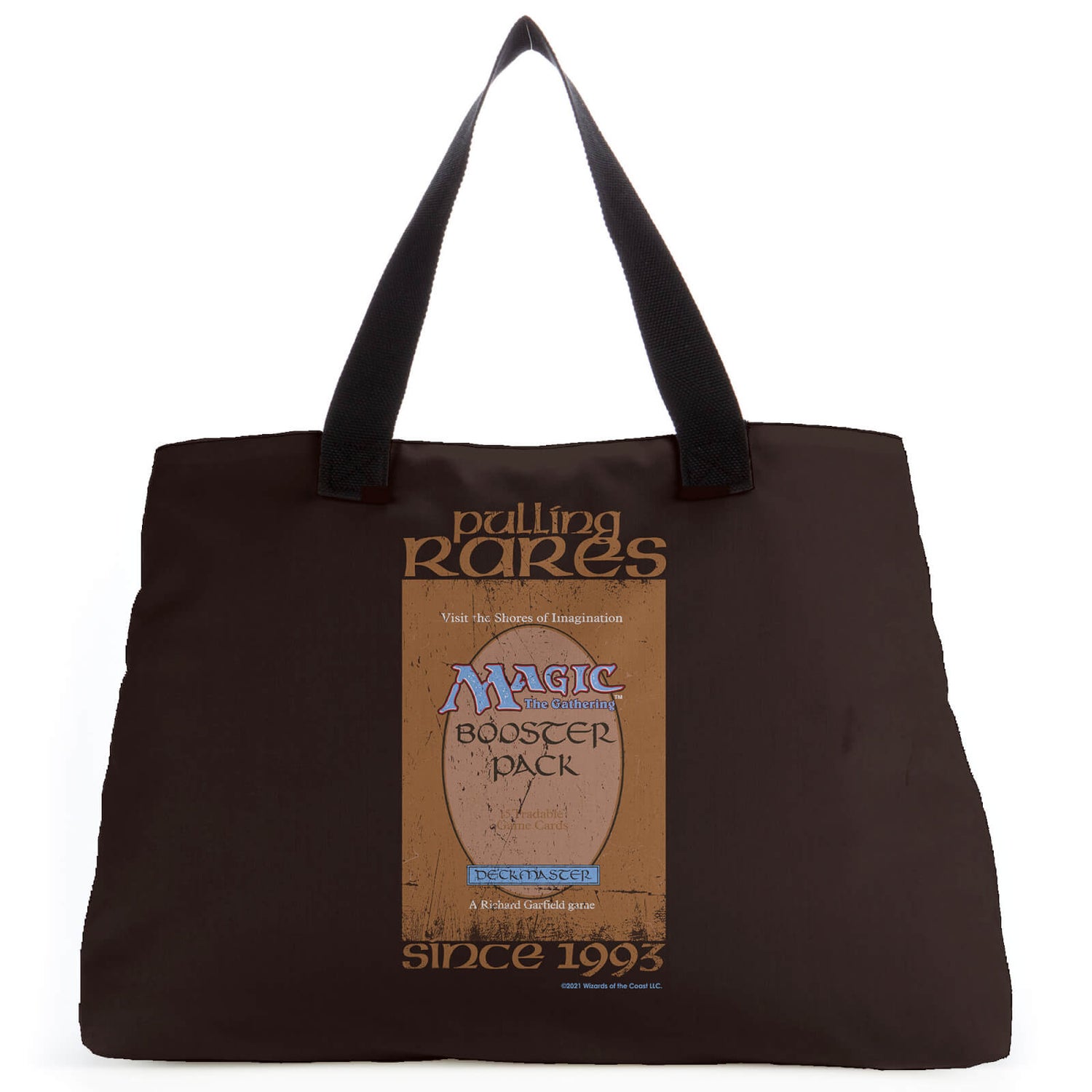 Magic the Gathering Pulling Rares Since 1993 Large Tote Bag