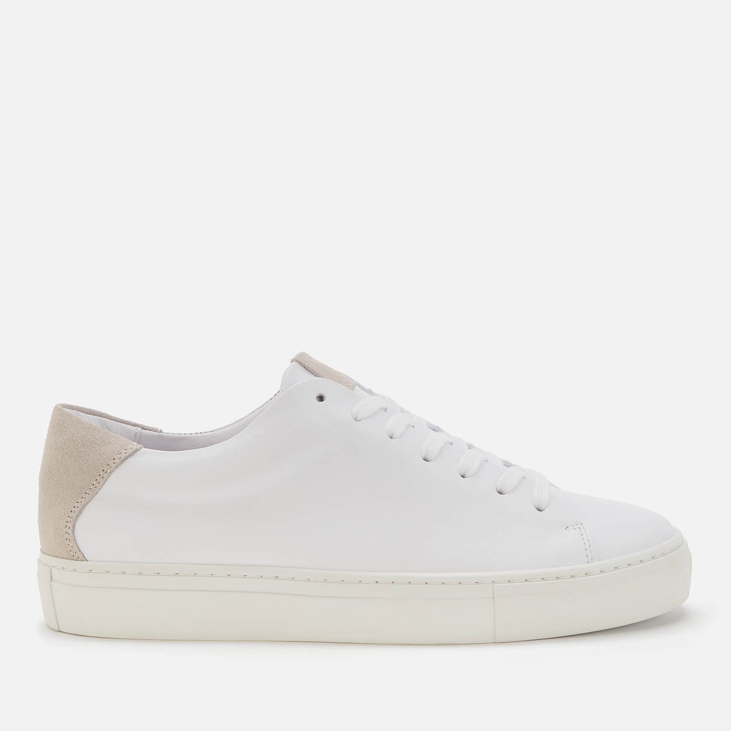 Whistles Women's Raife Leather Cupsole Trainers - White