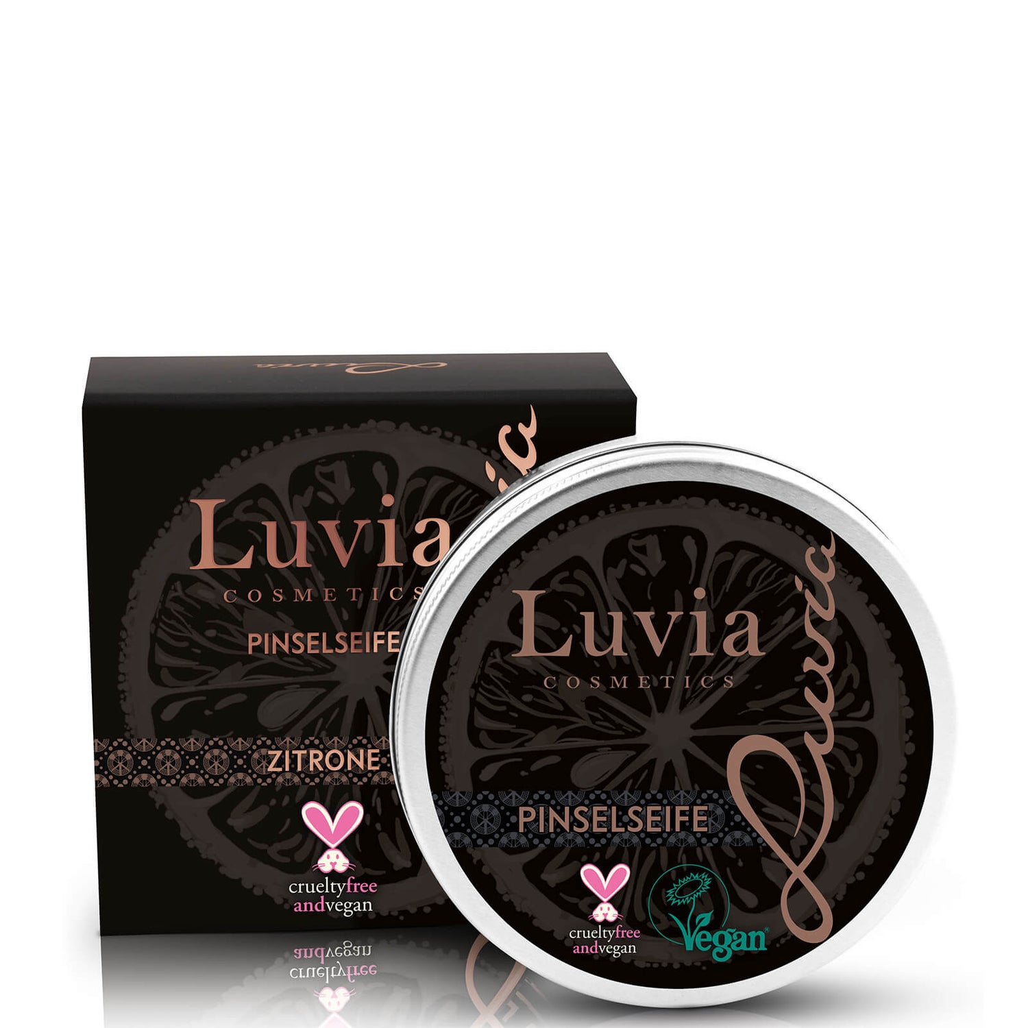 Мыло для очищения кистей Luvia Essential Brush Soap, аромат Citro