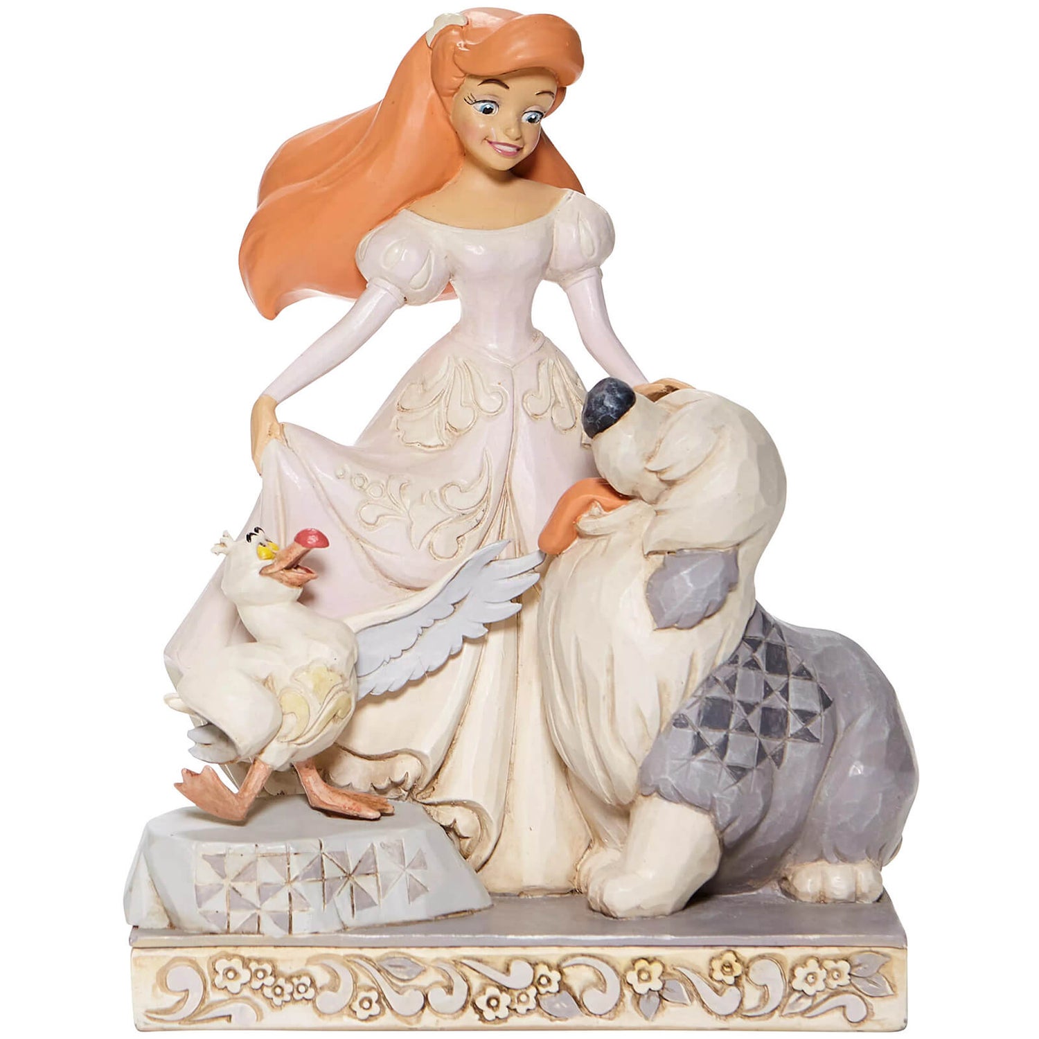 Disney White Woodland Ariel Figurine