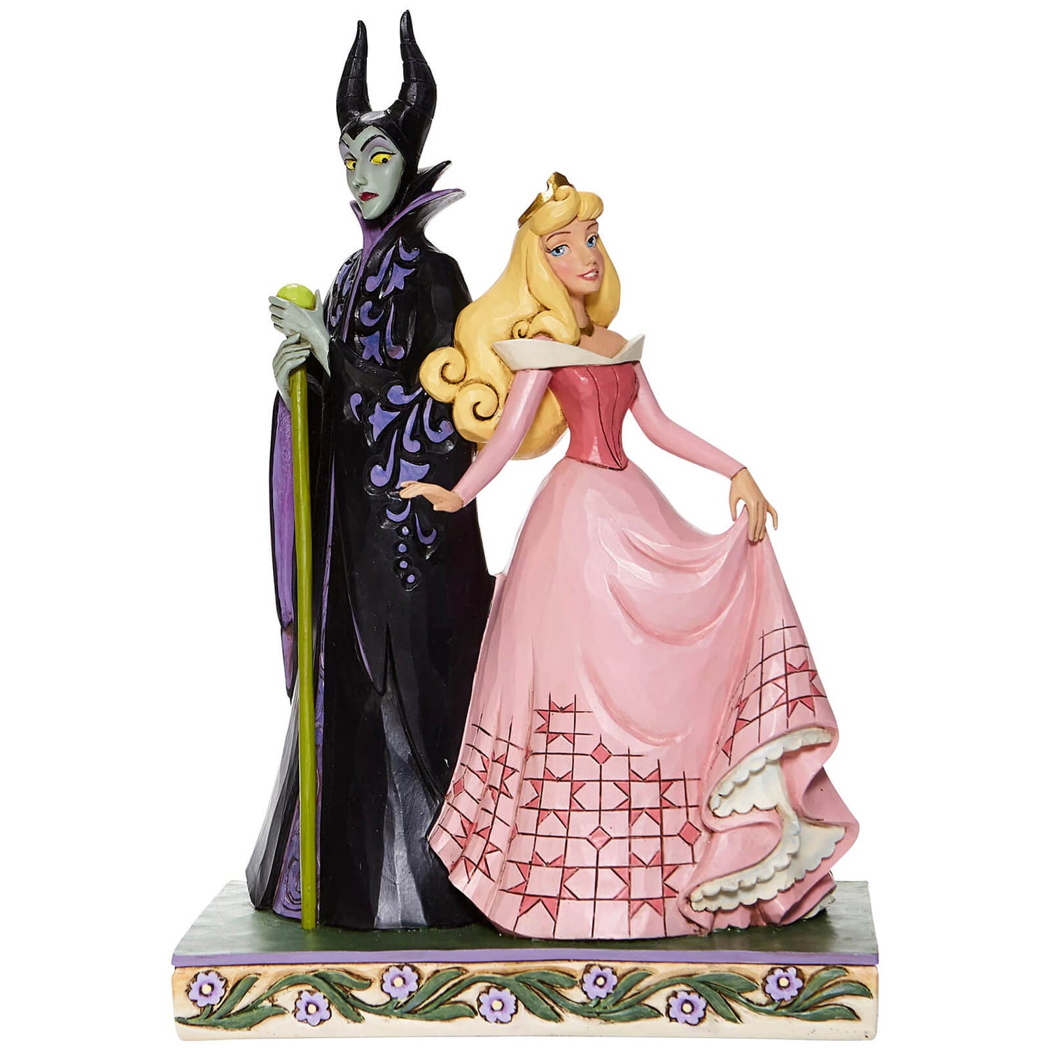 Disney Aurora and Maleficent Figurine