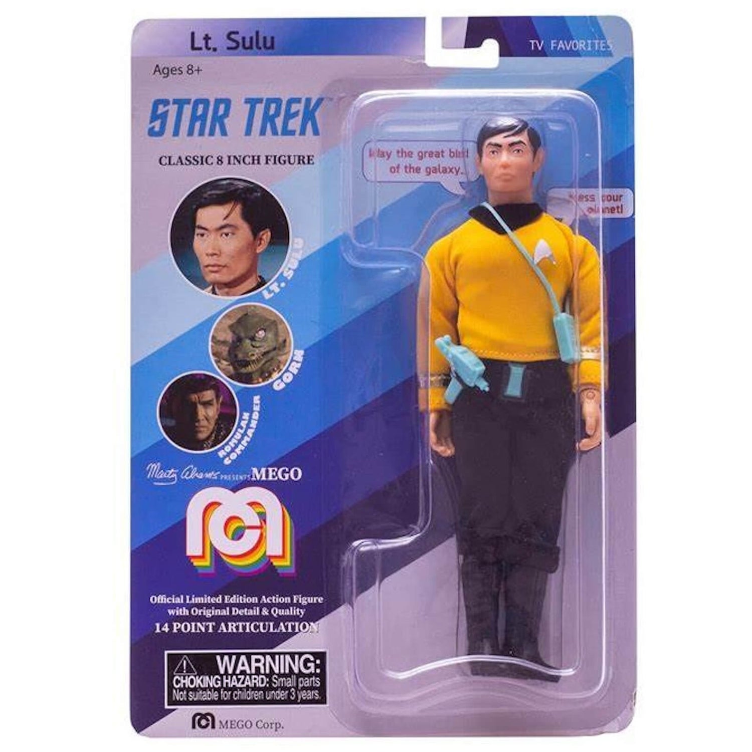 Mego 8" Figure - Star Trek Sulu Original Series