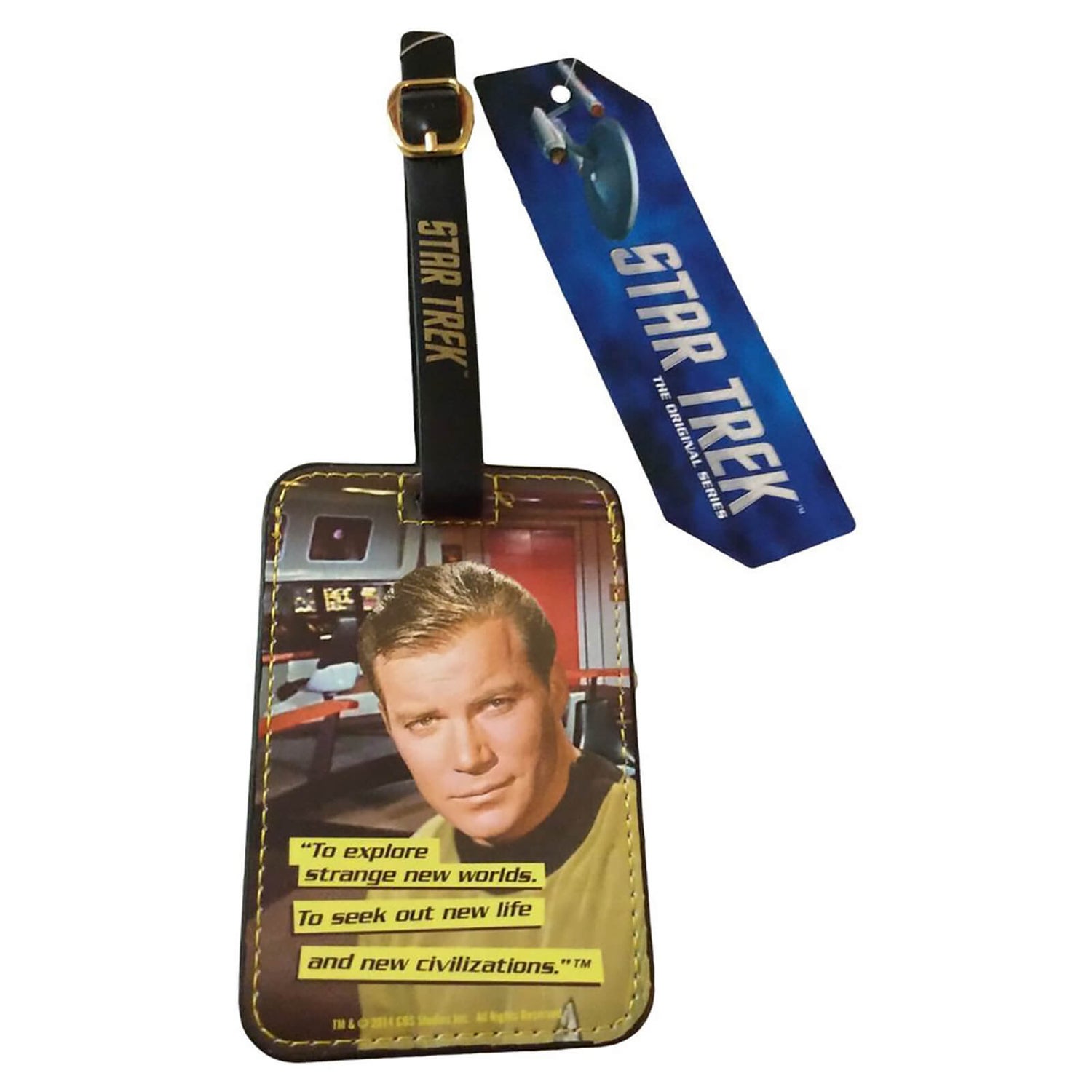Coop Star Trek Luggage Tag Kirk