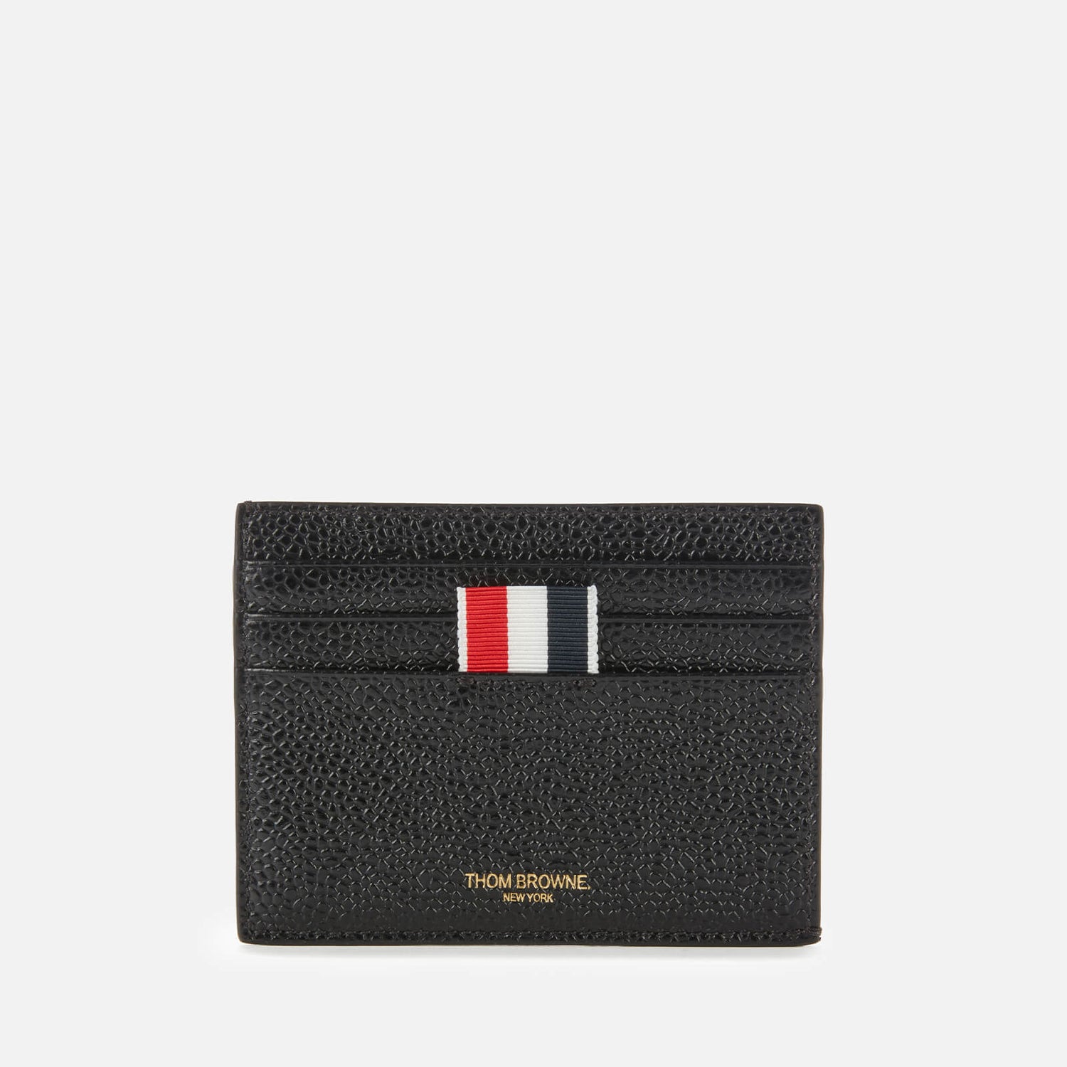 Thom Browne Unisex Card Holder with Note Compartment - Black