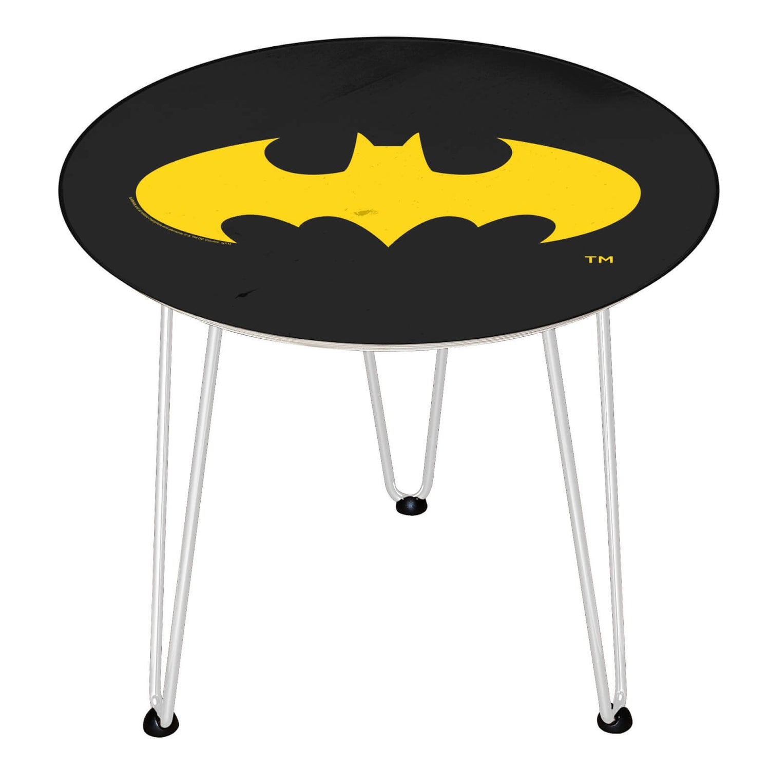Decorsome x DC Batman Wooden Side Table - White