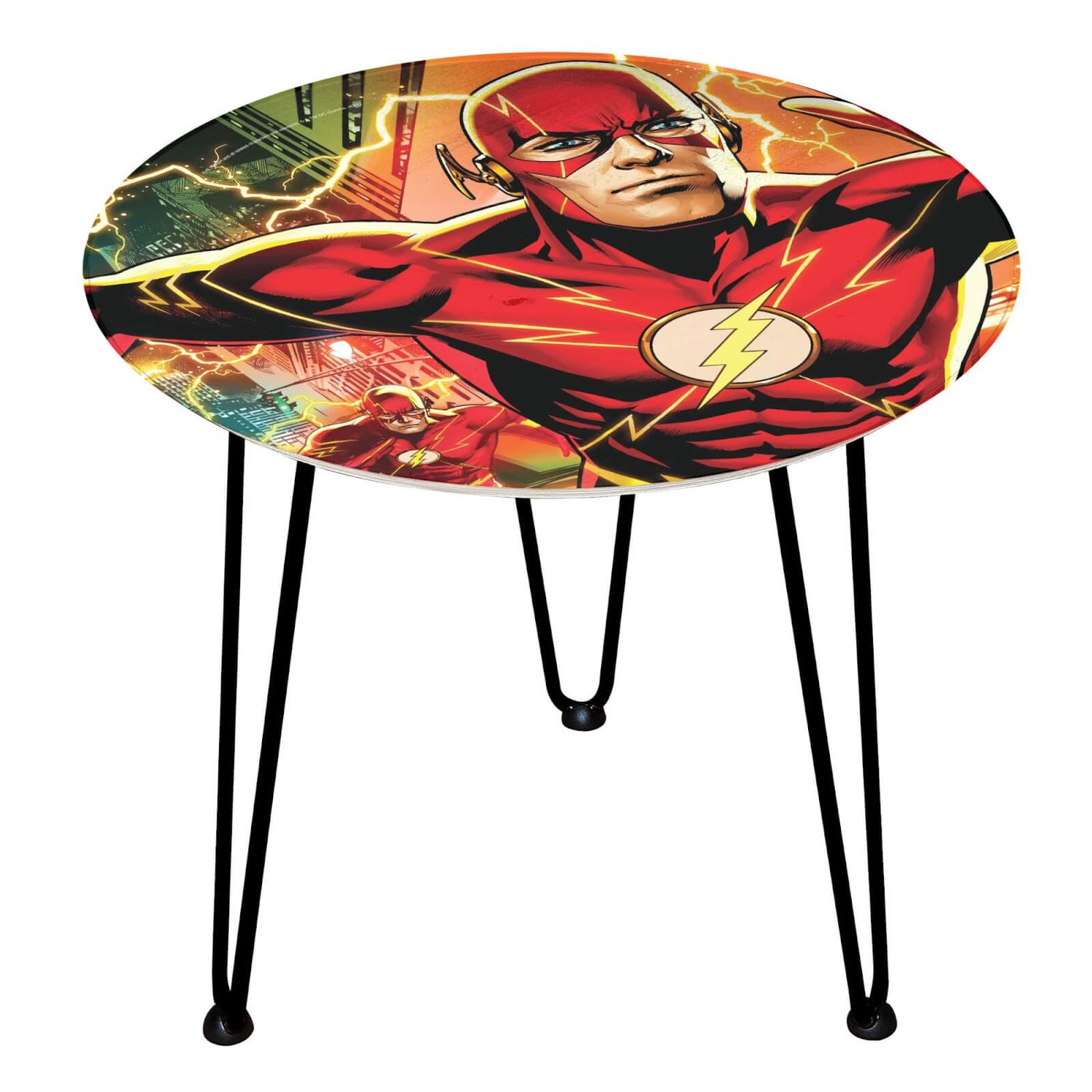 Decorsome x DC The Flash Wooden Side Table