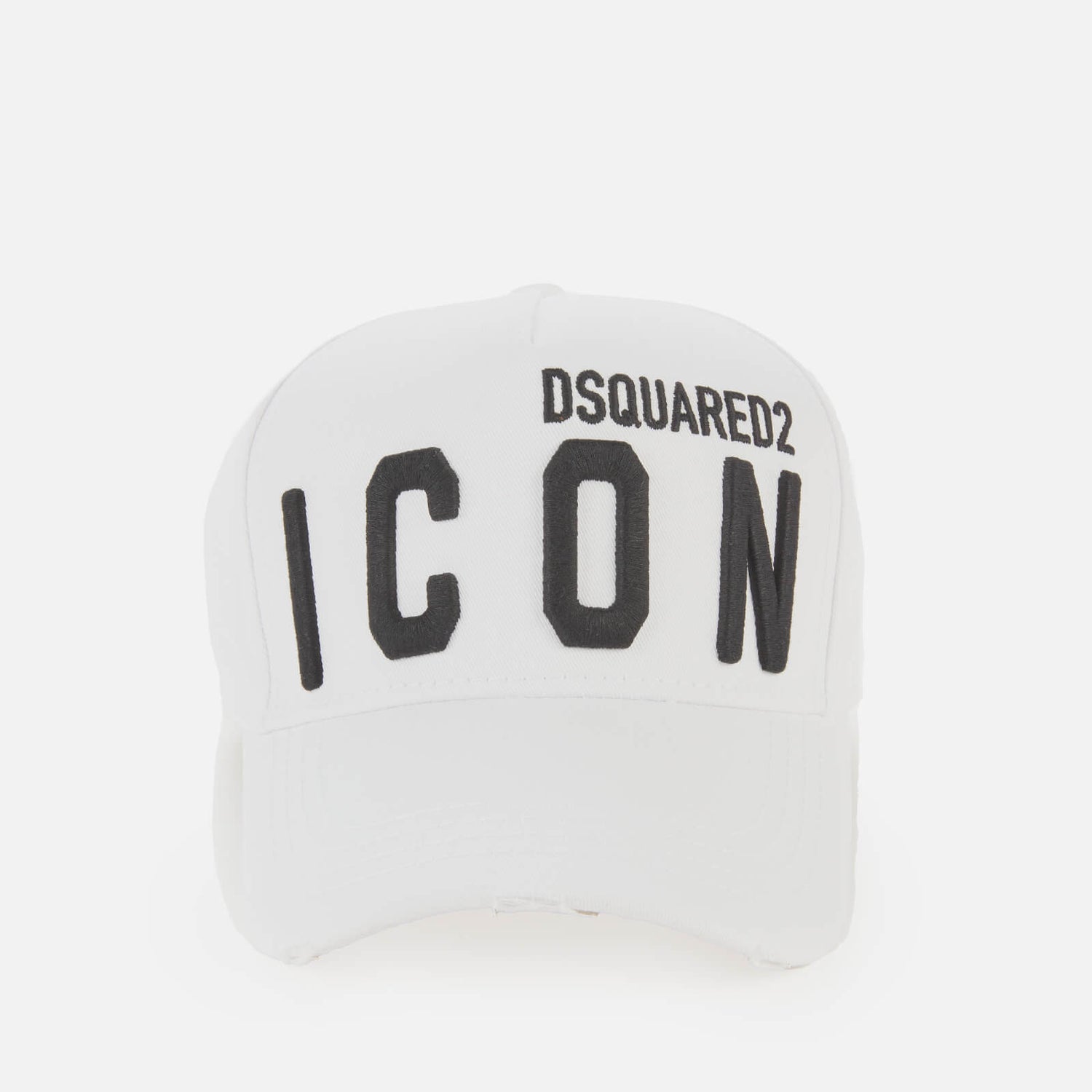Dsquared2 Men's D2 Icon Embroidered Cap - White/Black