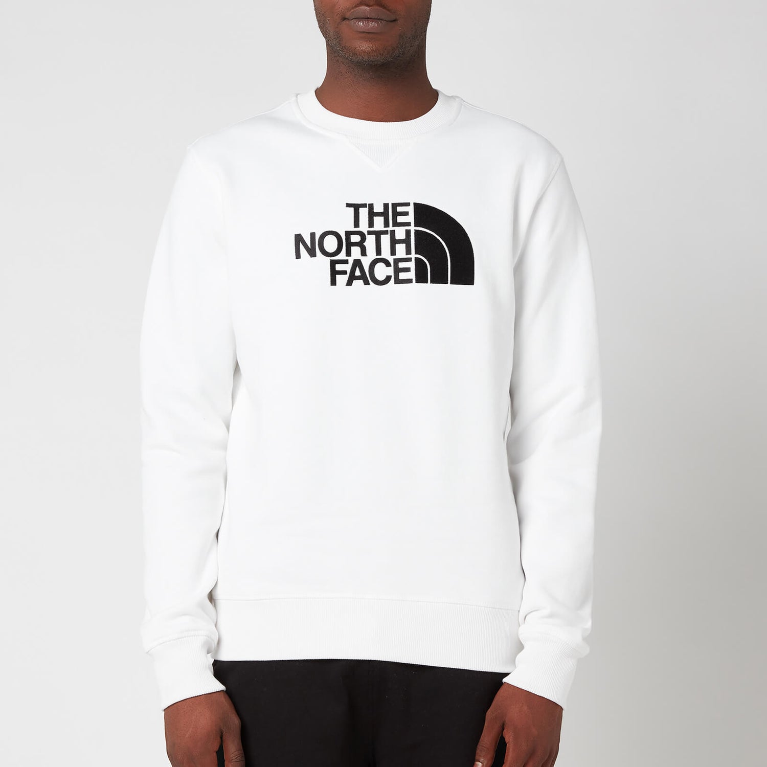 The North Face Men's Drew Peak Sweatshirt - TNF White/TNF Black - XL