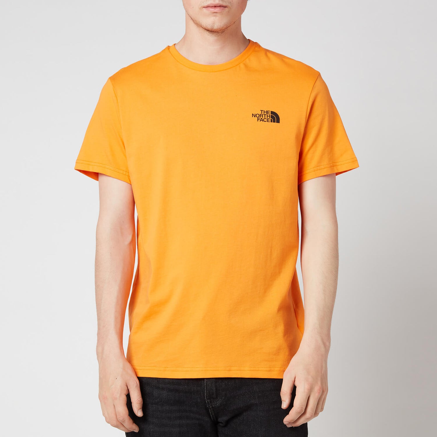 The North Face Men's Simple Dome Short Sleeve T-Shirt - Light Exuberance Orange