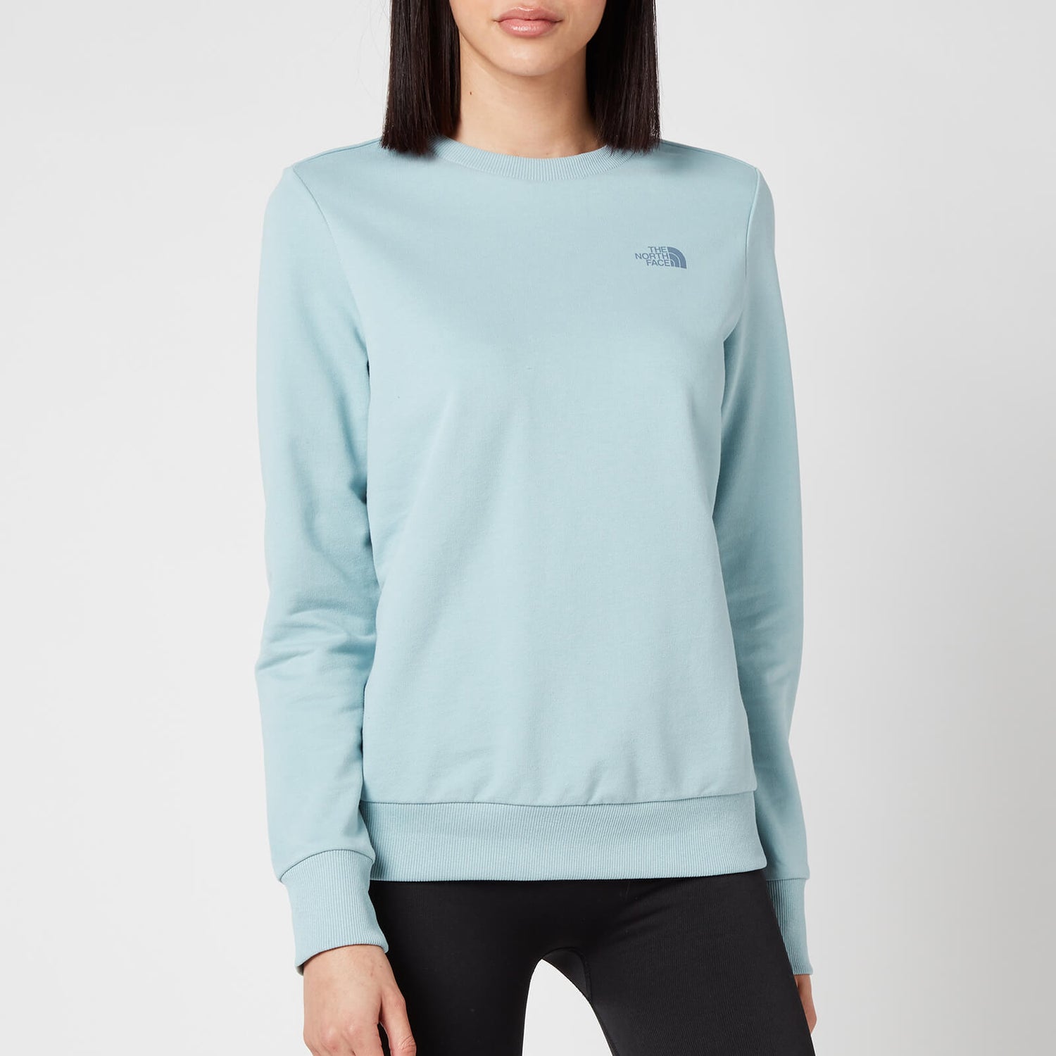 The North Face Women's P.U.D Logo Crew Neck Sweatshirt - Tourmaline Blue