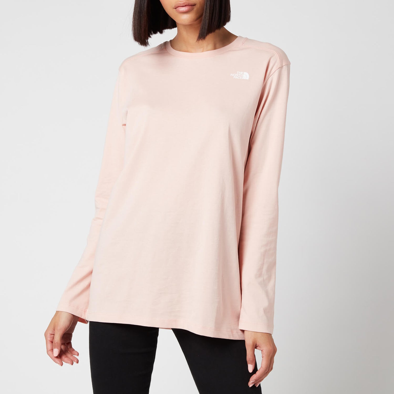 The North Face Women's Simple Dome Long Sleeve T-Shirt - Evening Sand Pink