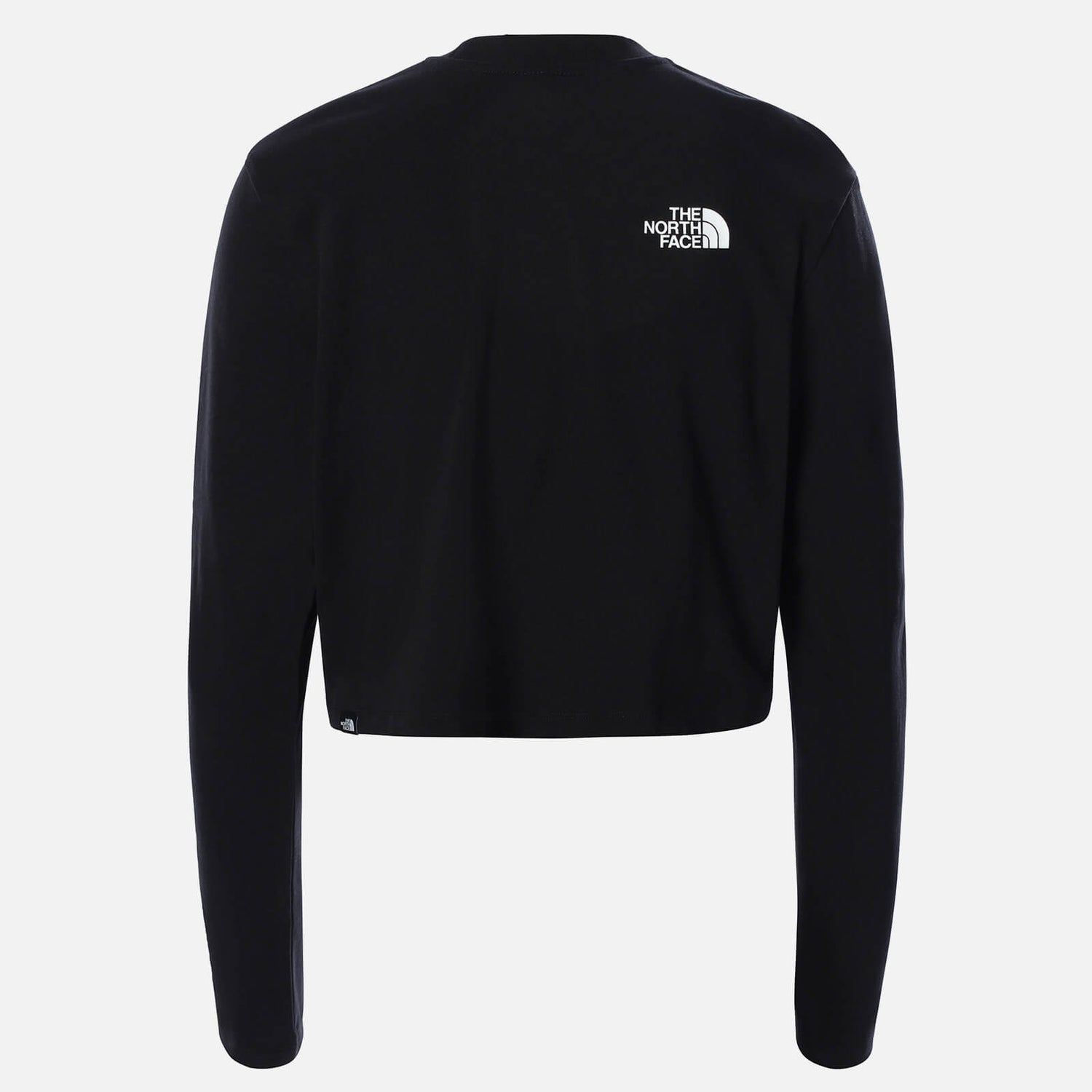 The North Face Women's Cropped Simple Dome Long Sleeve T-Shirt - TNF Black