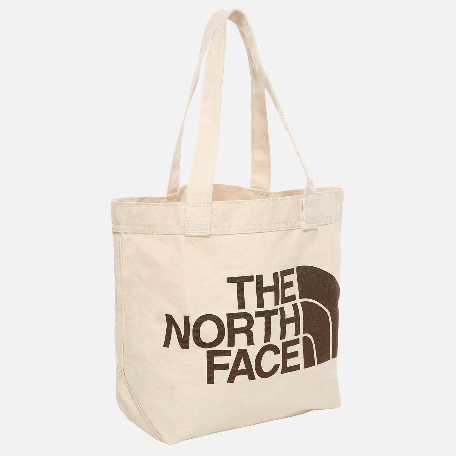 The North Face Basic Cotton Tote Bag - White/Brown