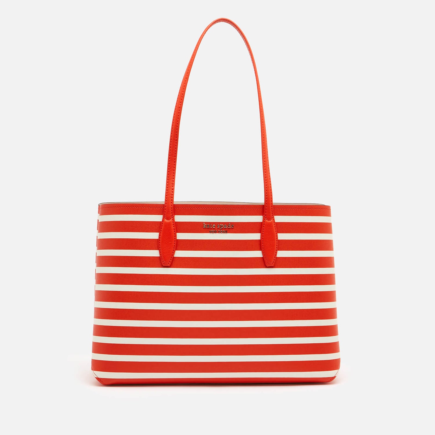 Kate Spade New York Women's All Day Sailing Stripe Tote Bag - Tamarillo Multi
