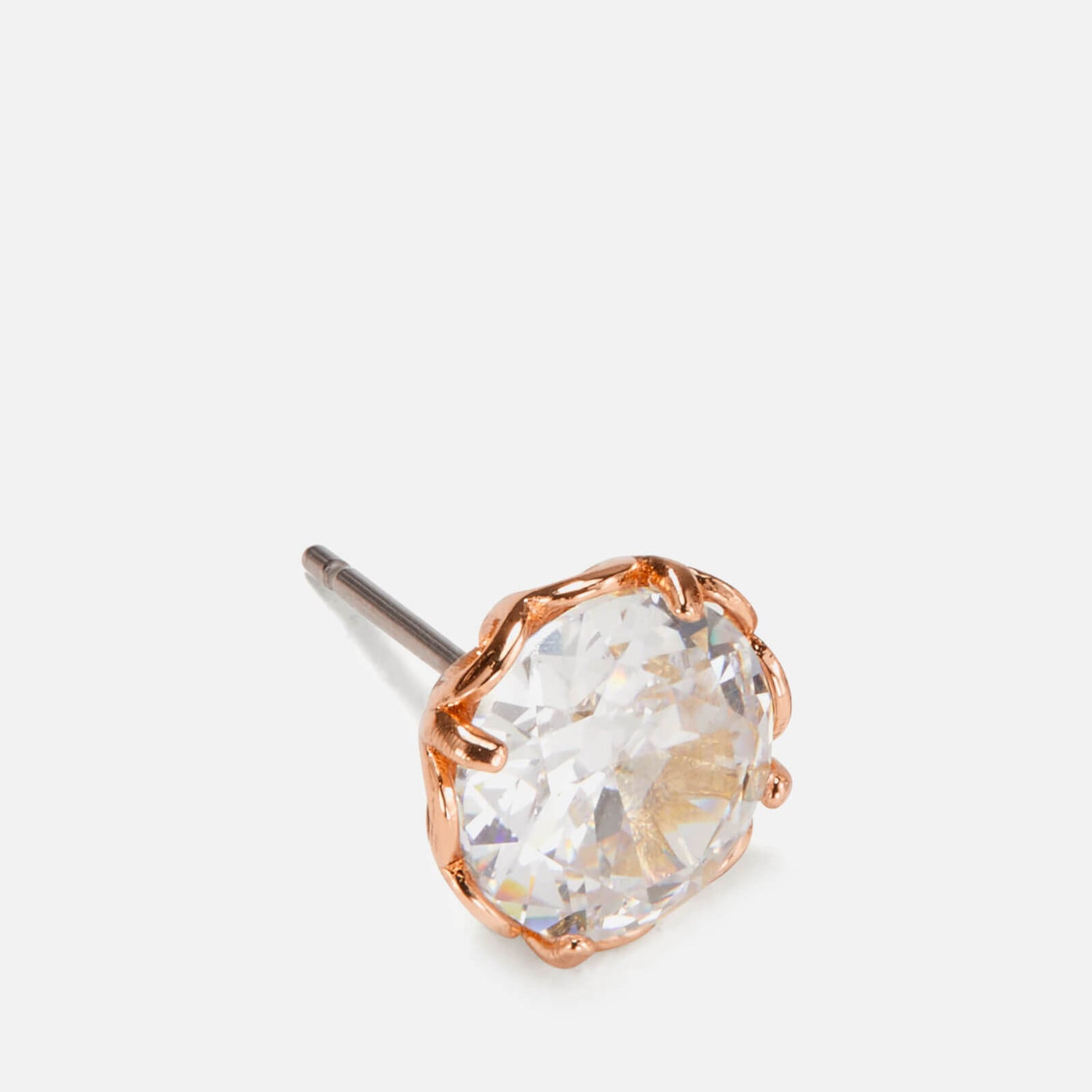 Kate Spade New York Women's Round Earrings - Clear/Rose Gold 1