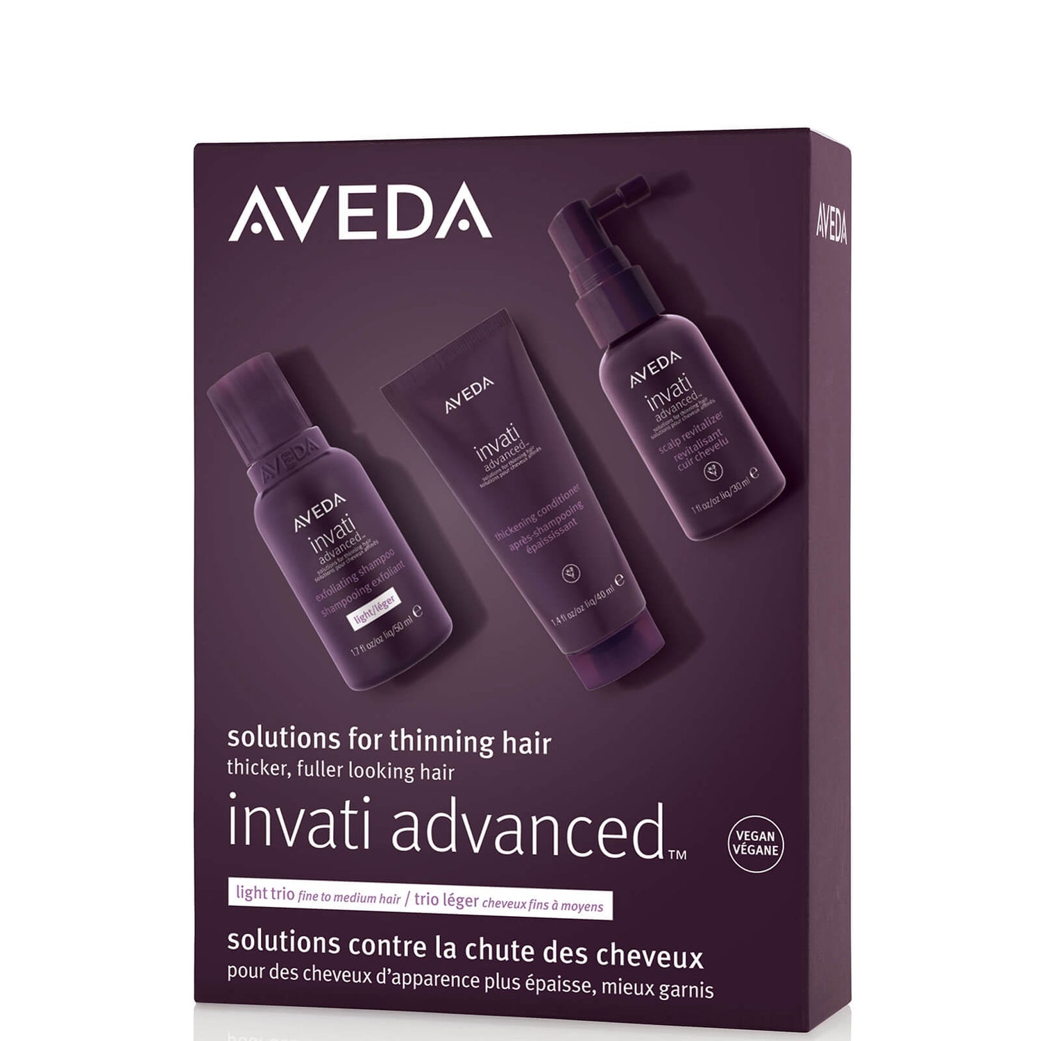 Aveda Invati Advanced Rich Trio (Worth AED142)