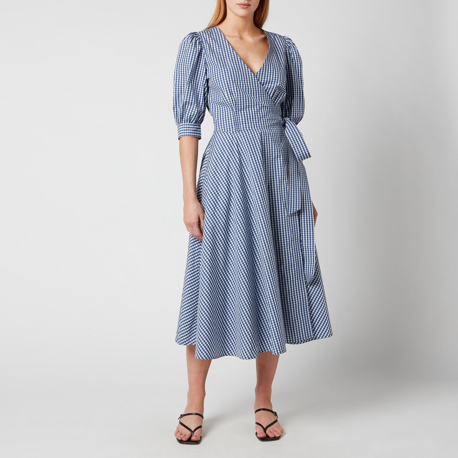 Polo Ralph Lauren Women's Wrap Dress - Blue/White Plaid