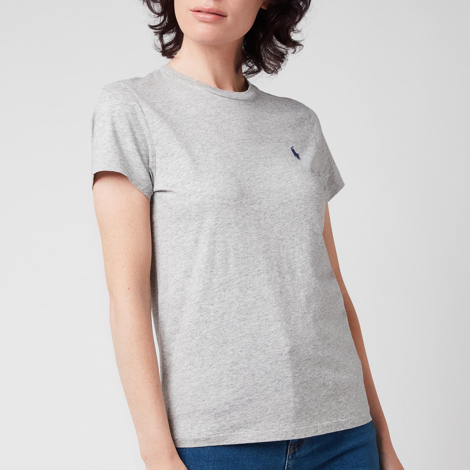 Polo Ralph Lauren Women's Short Sleeve Logo T-Shirt - Cobblestone Heather