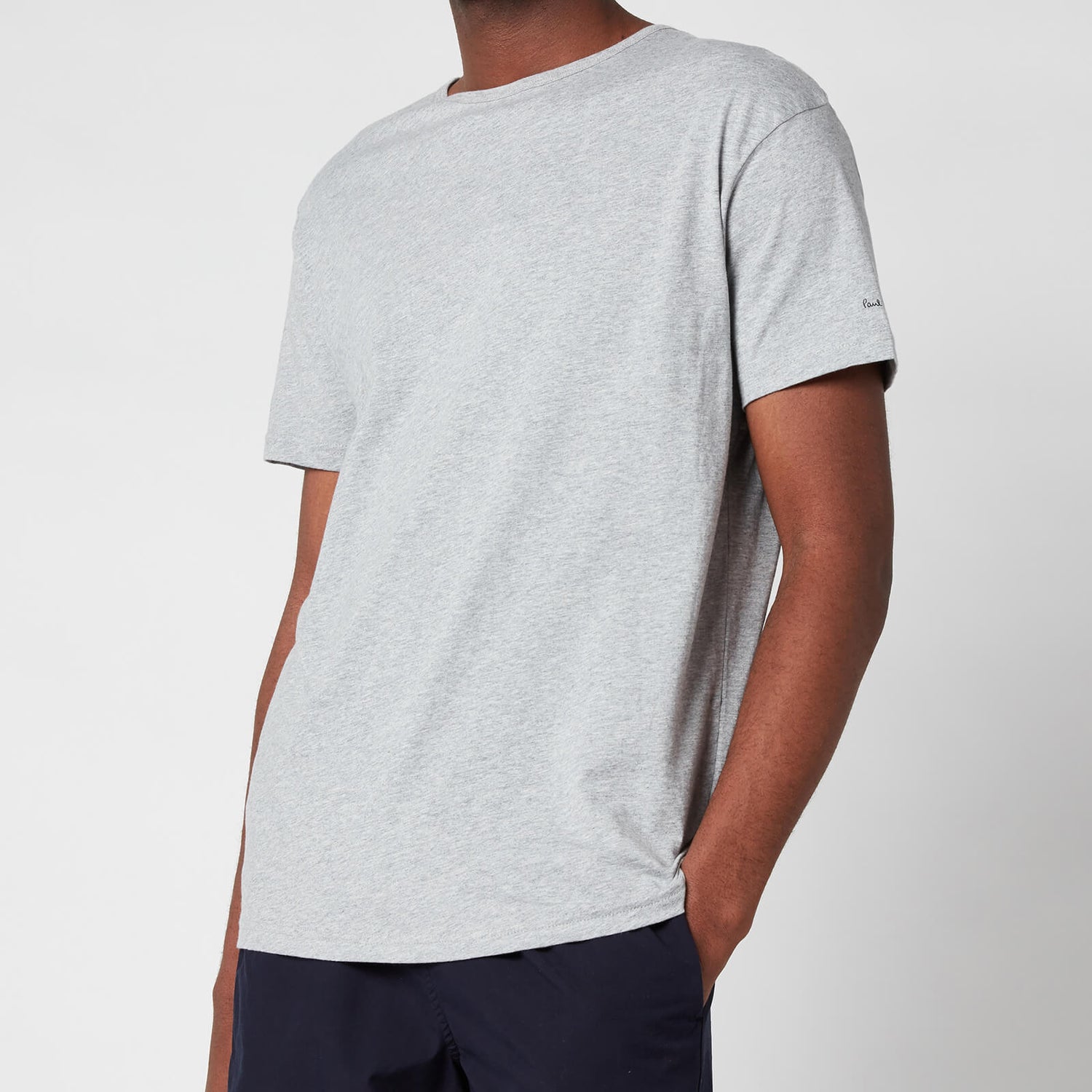 PS Paul Smith Men's 3-Pack Crewneck T-Shirts - Grey - M