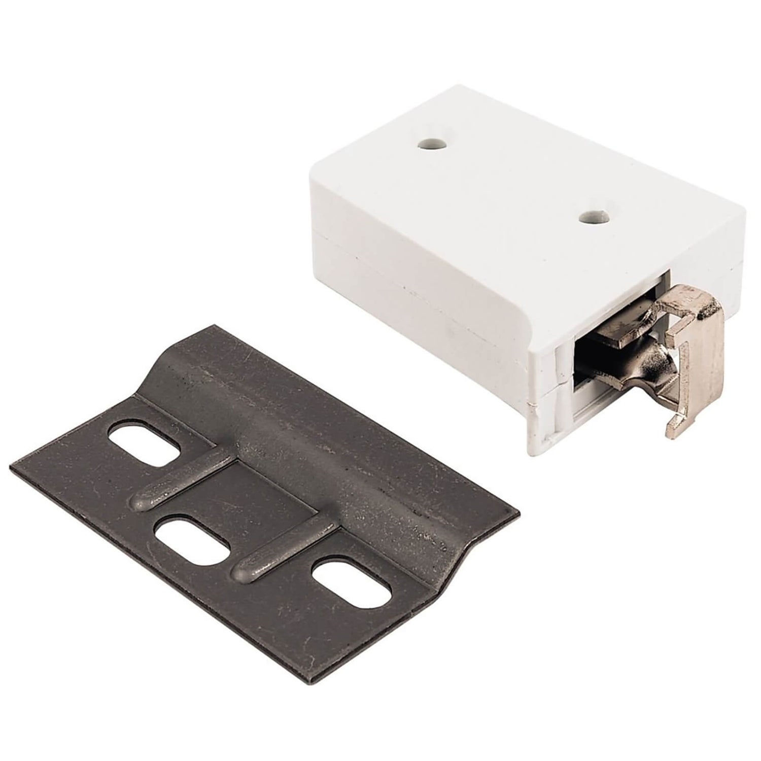 Cabinet Bracket With Plate White 10 Pack Homebase