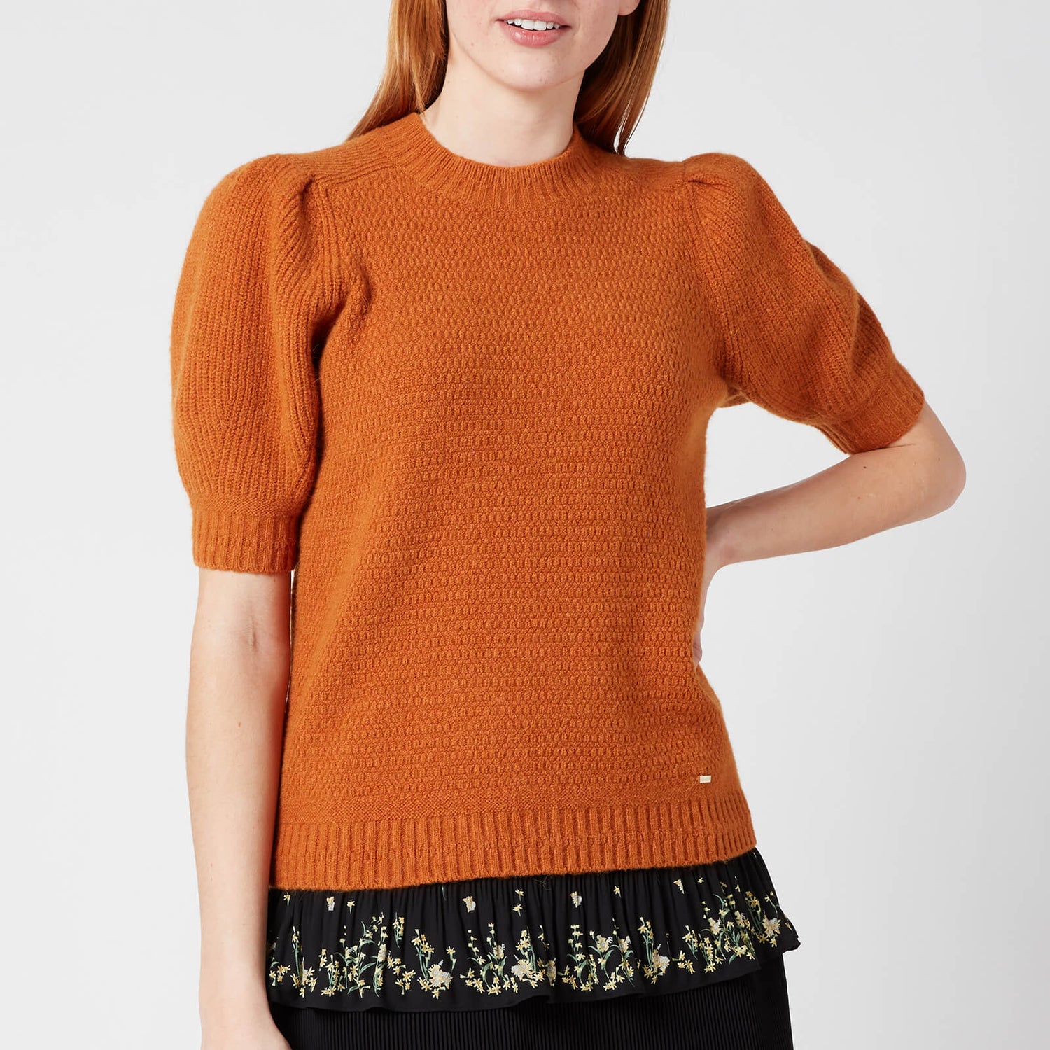 Ted Baker Women's Daiszy Short Sleeve Sweater - Orange