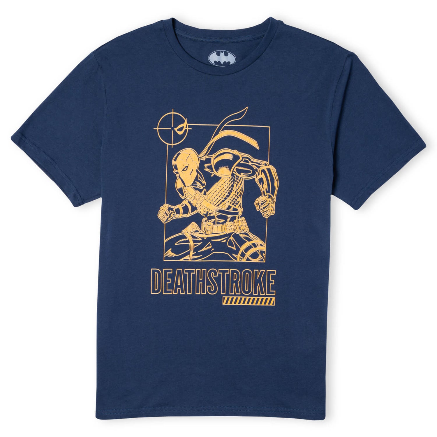 Batman Villains Deathstroke Men's T-Shirt - Navy