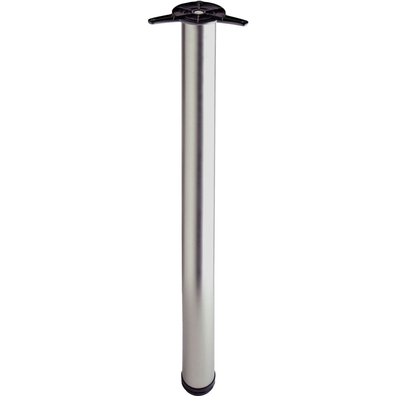 Worktop Support Leg Brushed Nickel Finish 60 x 870mm