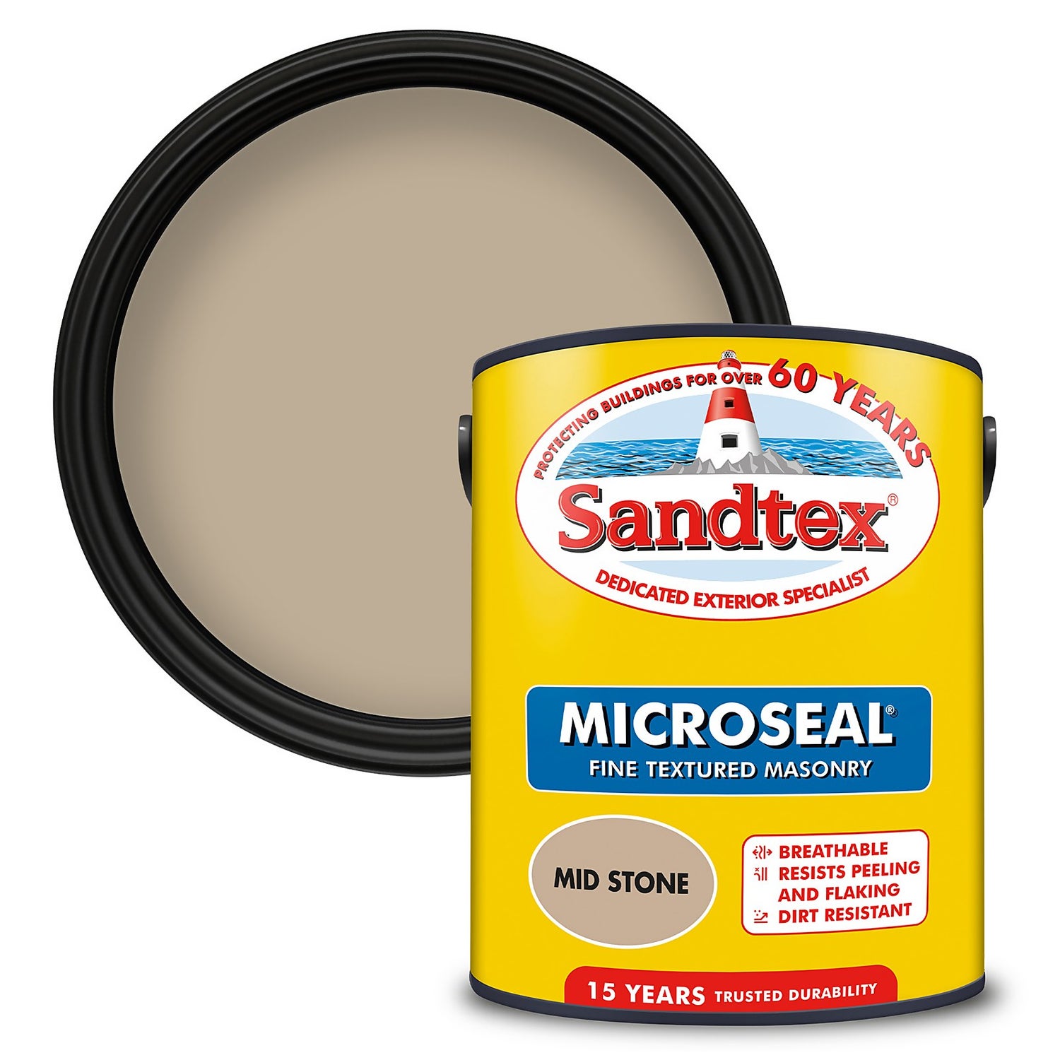 Textured clearance masonry paint