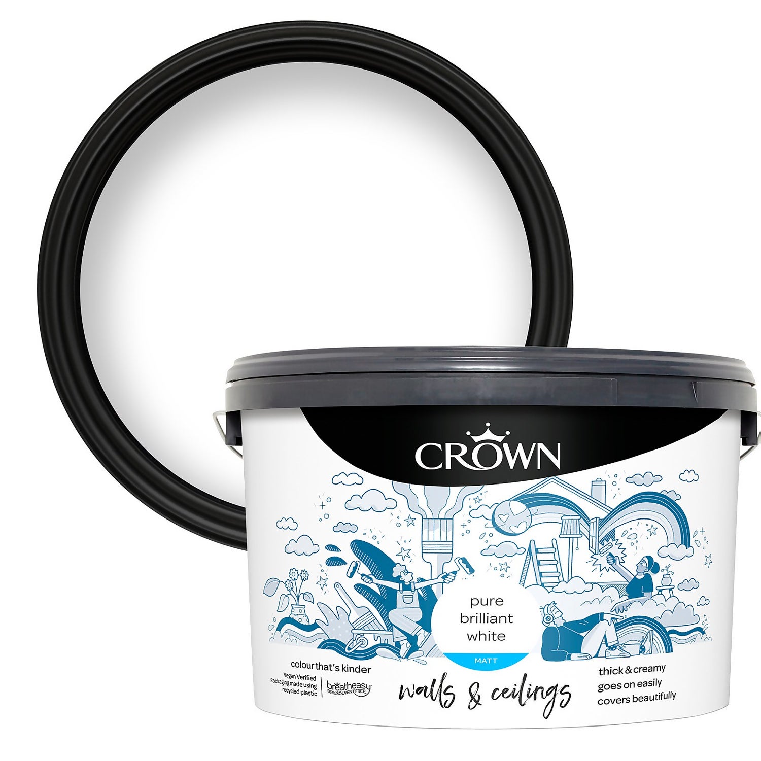 Canvas White, Crown Trade Paints
