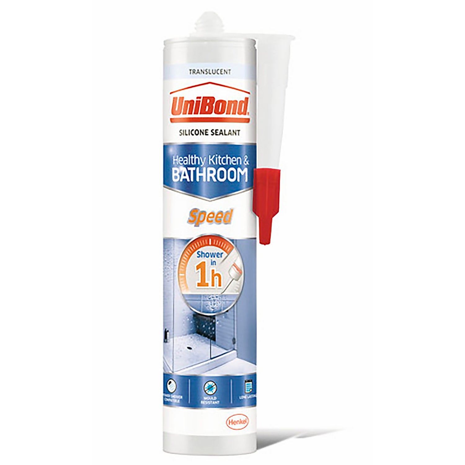 UniBond Speed Kitchen and Bathroom Sealant - Translucent Cartridge 291g |  Homebase