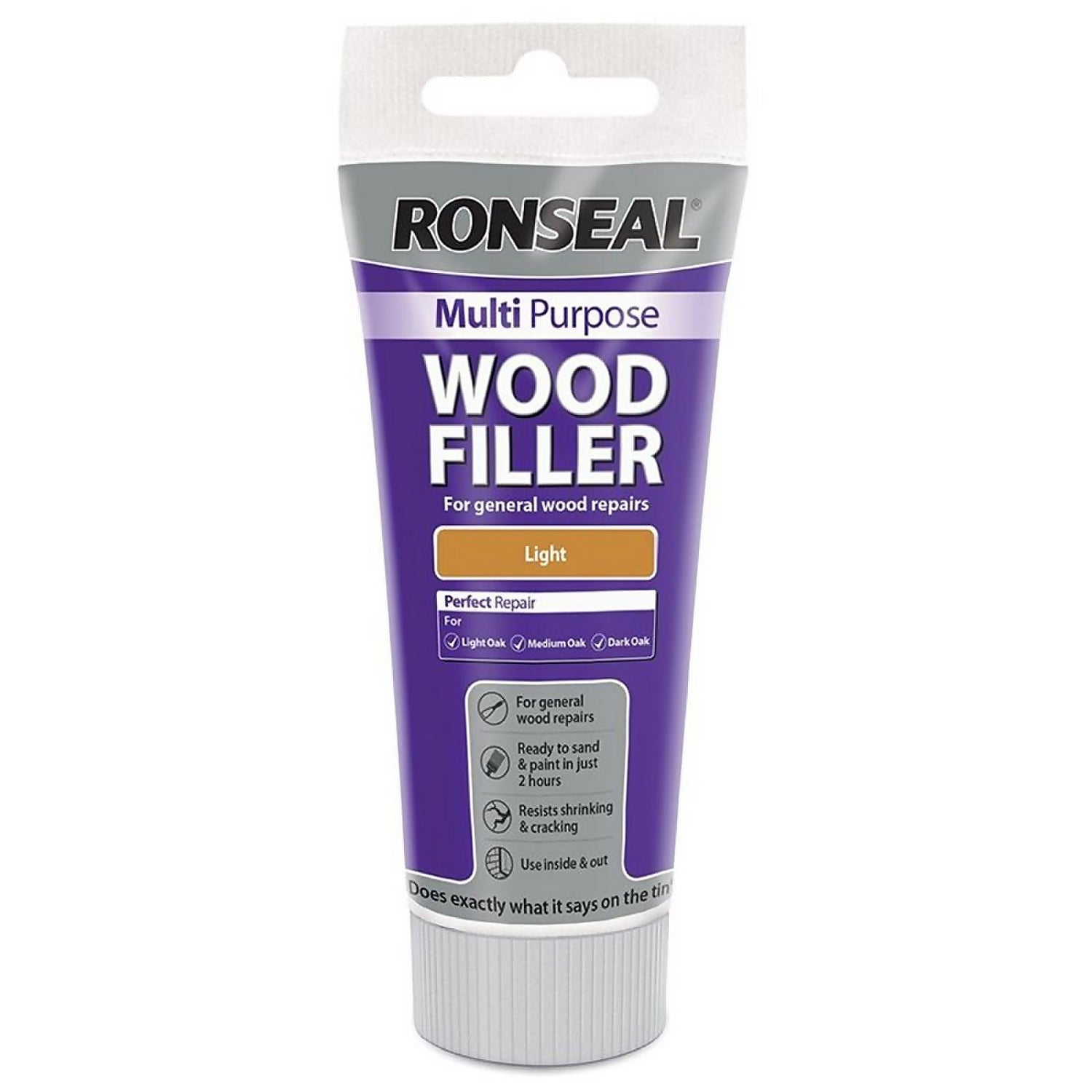 Ronseal Multipurpose Wood Filler Tube Light 100g Homebase