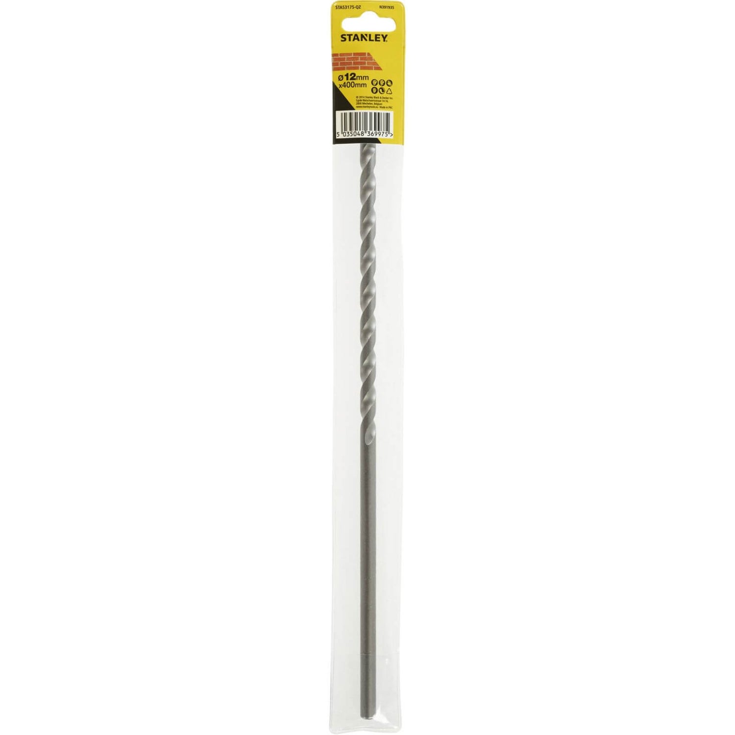 Stanley Masonry Drill Bit 12 x 400mm STA53175 QZ