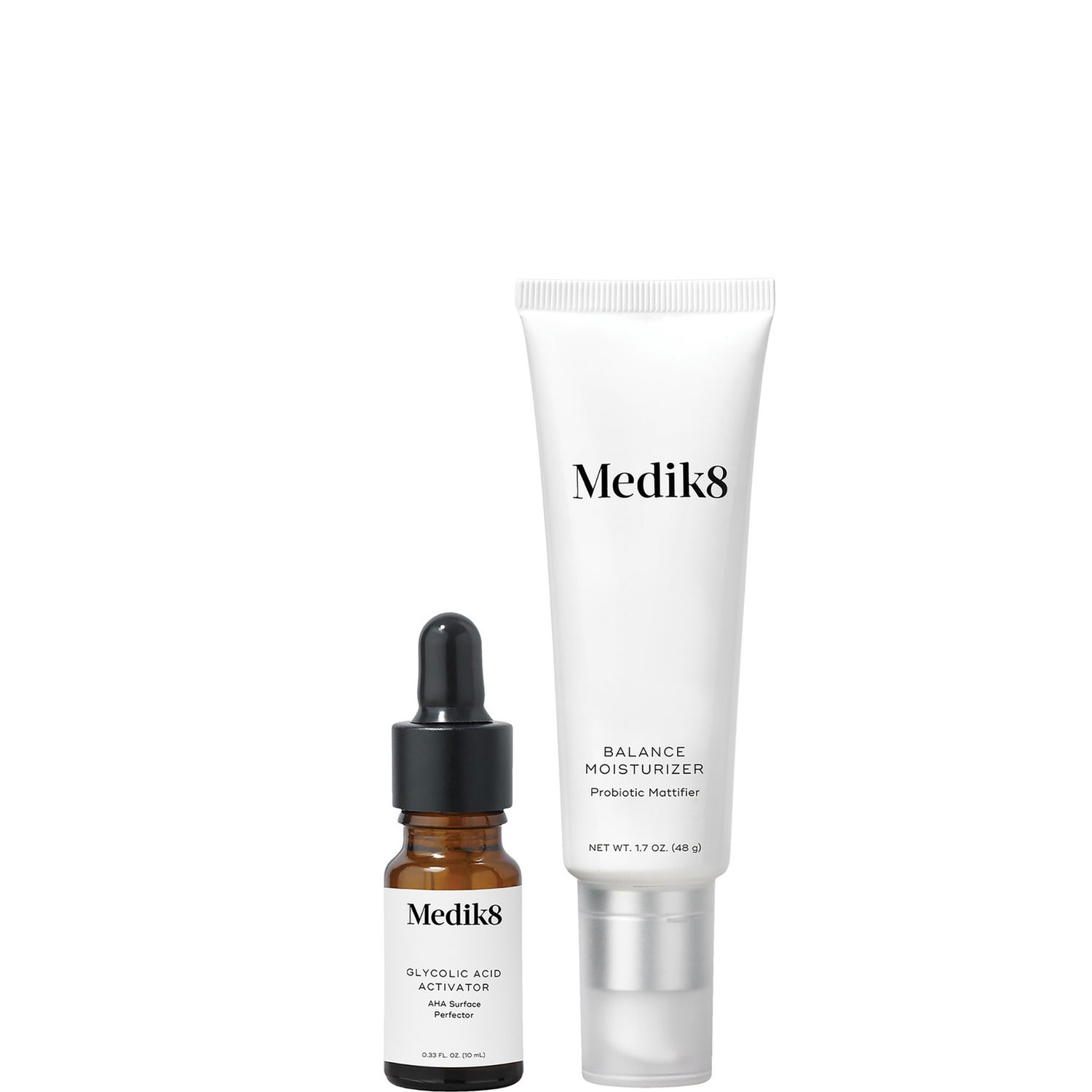 Medik8 Balance Moisturiser with Glycolic Acid Activator 48g
