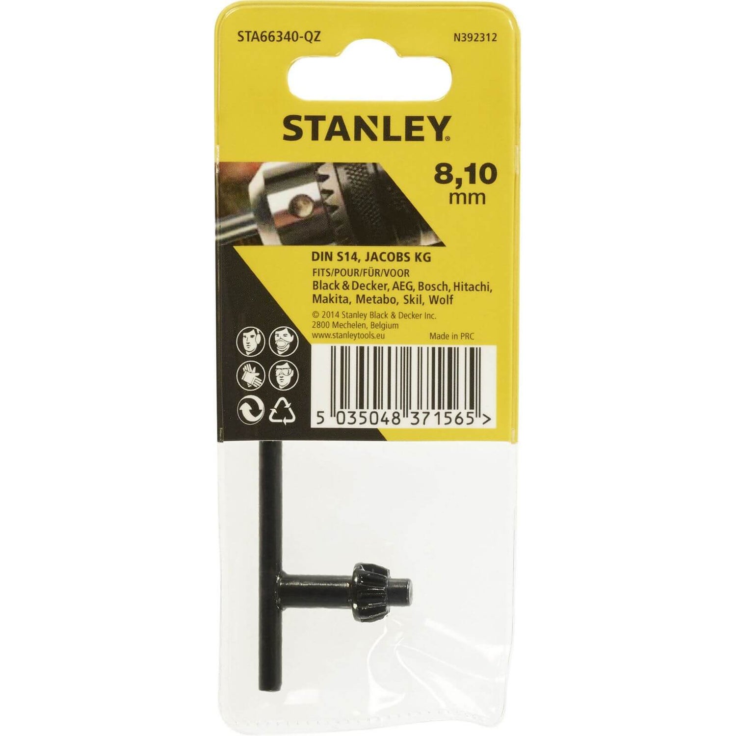 Stanley 10mm Drill Chuck Key