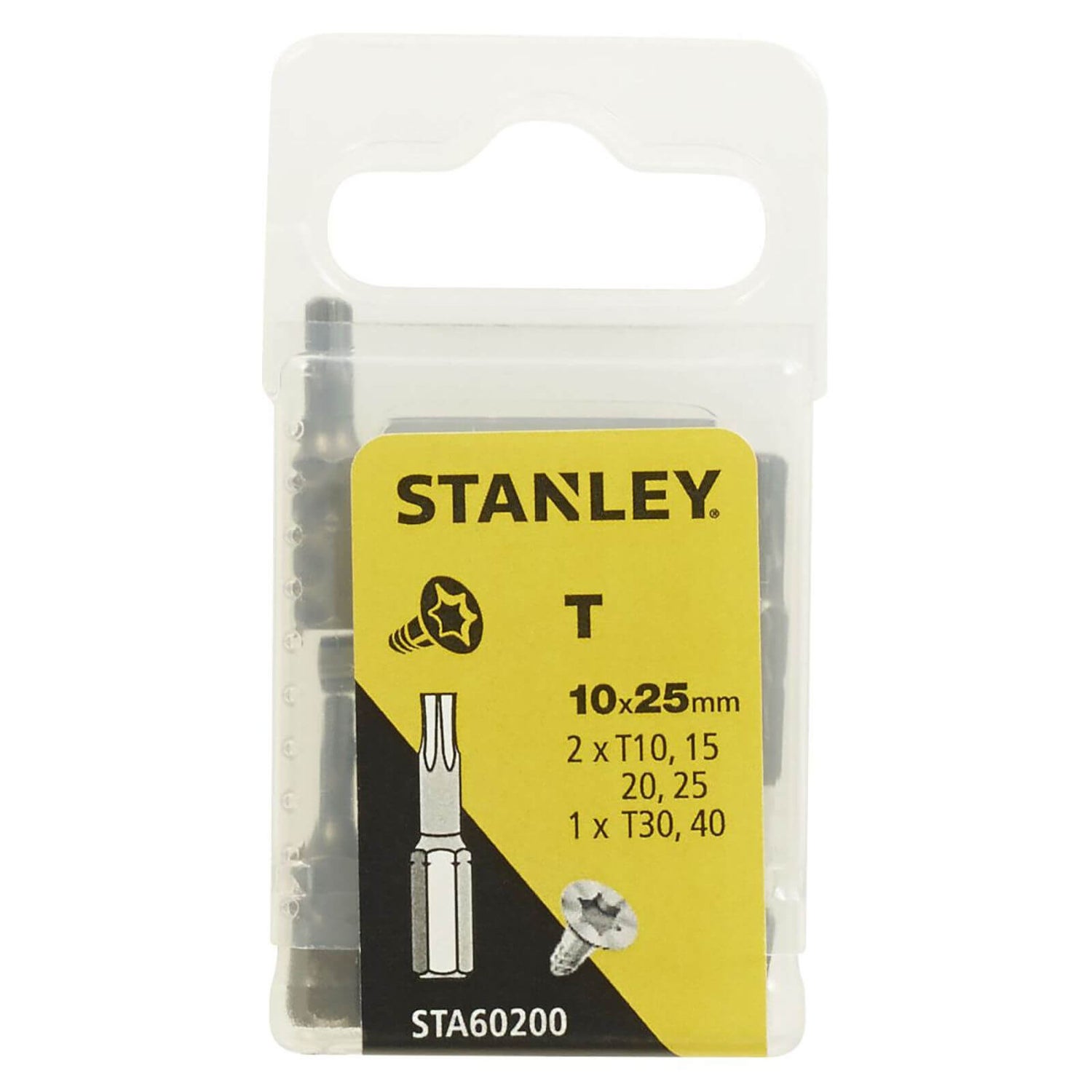 Stanley Fatmax 10Pc Mixed Torx 25mm STA60200 XJ Homebase