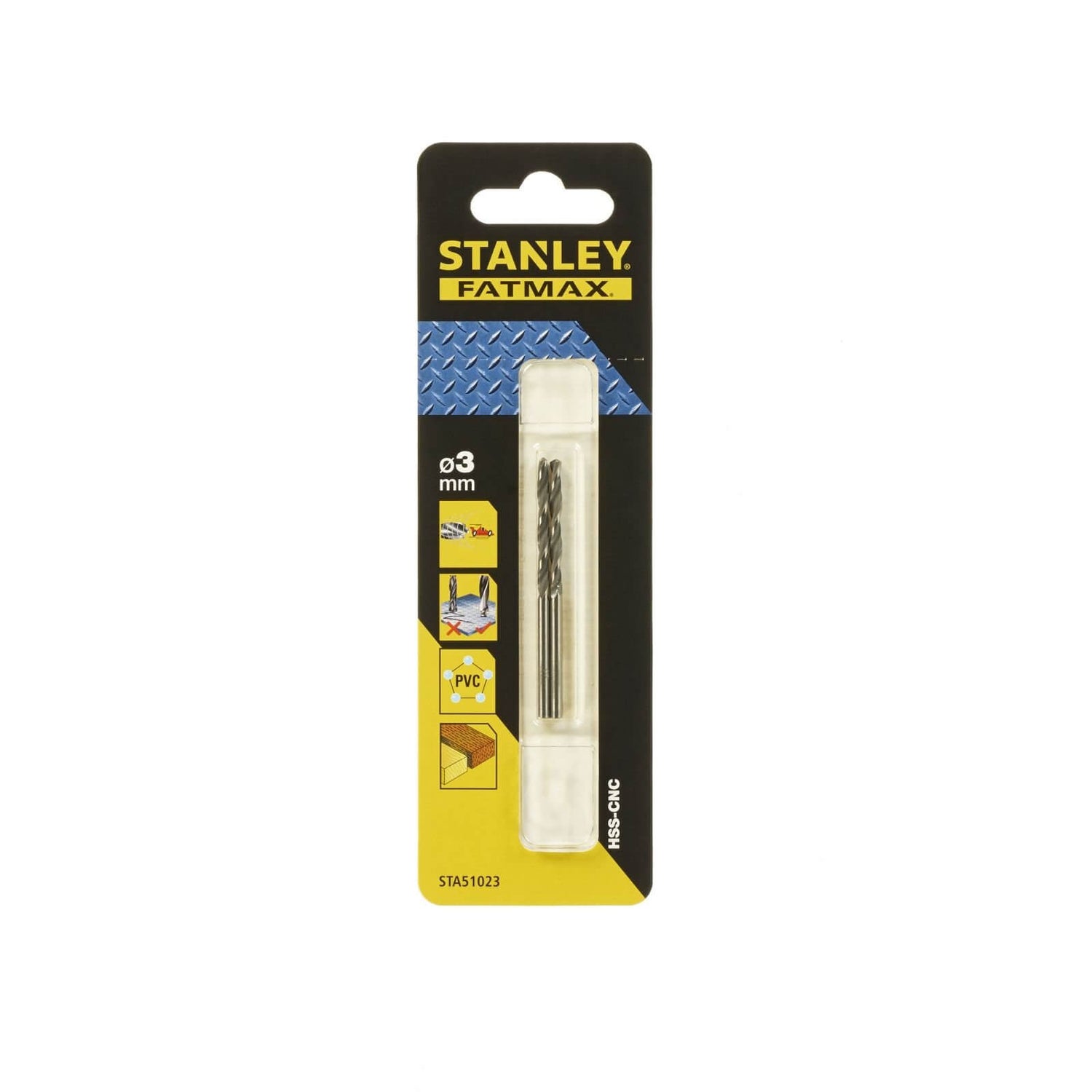 Stanley Fatmax Bullet Metal  Drill 3mm