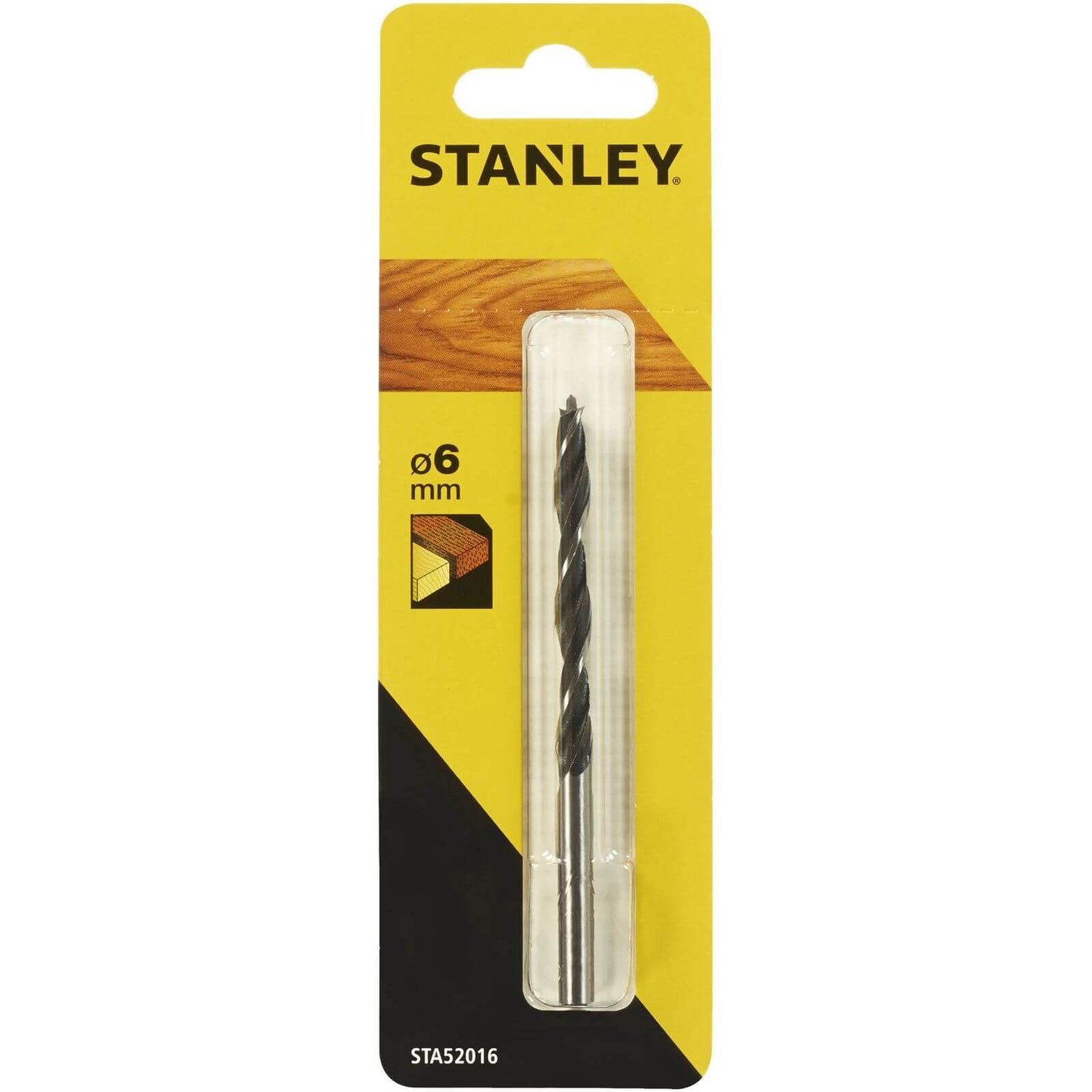 Stanley Bradpoint Drill Bit 6mm STA52016 QZ Homebase