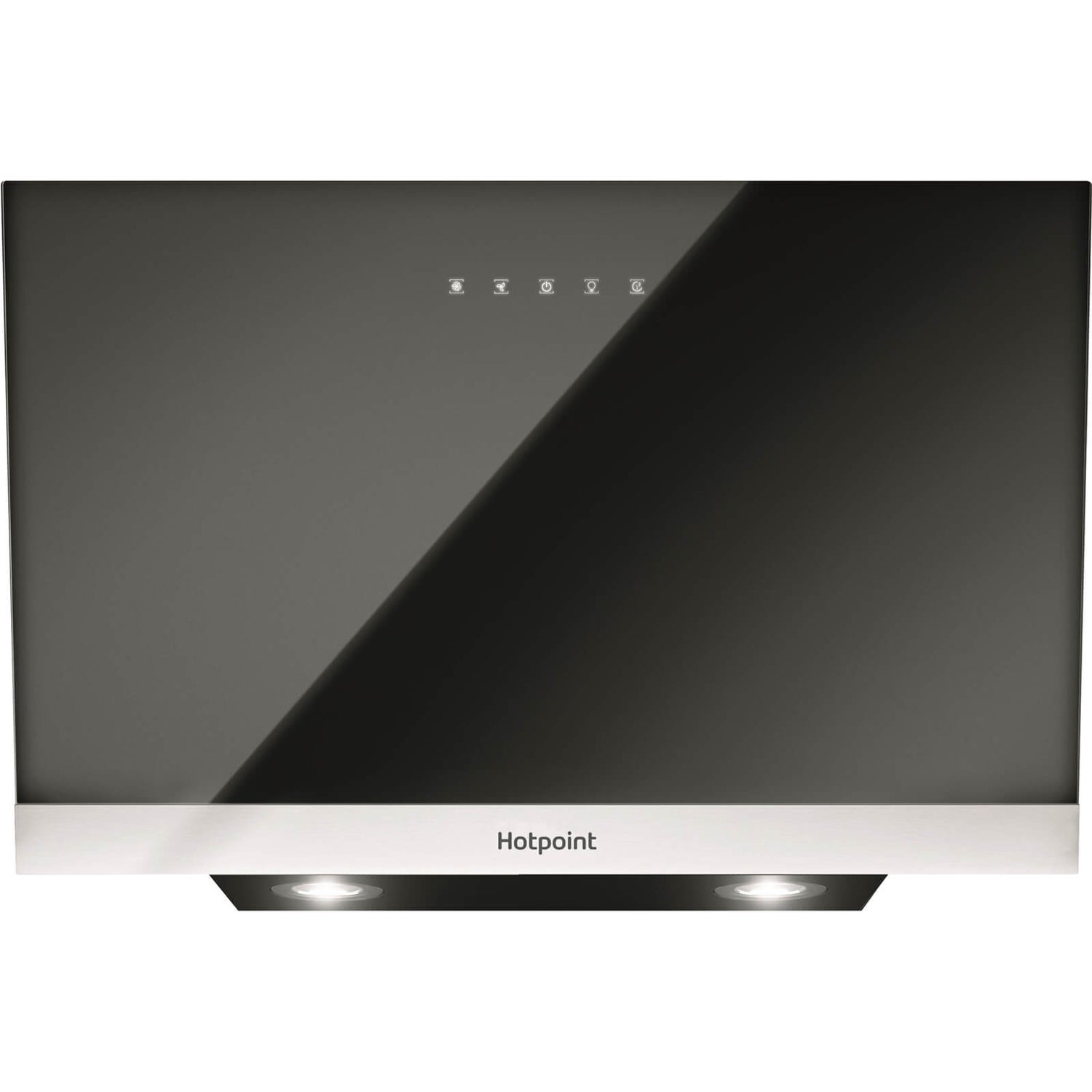 Hotpoint PHVP 8.7F LT K Cooker Hood 80cm Black Homebase