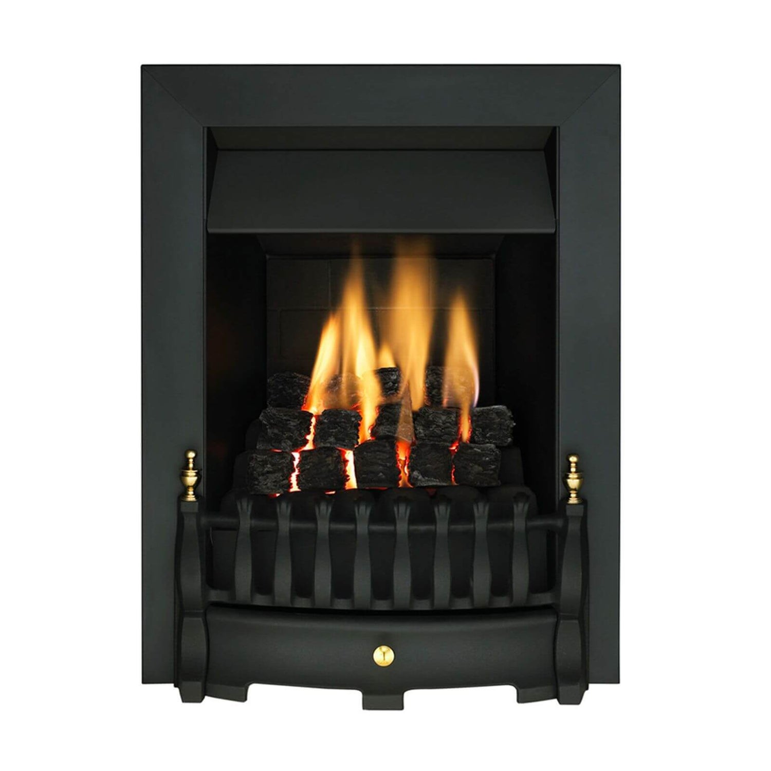 Valor Blenheim Slimline Inset Gas Fire - Black | Homebase