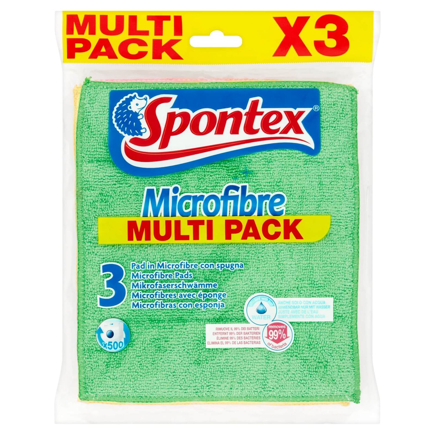Spondex Microfibre Pads 3 Pack