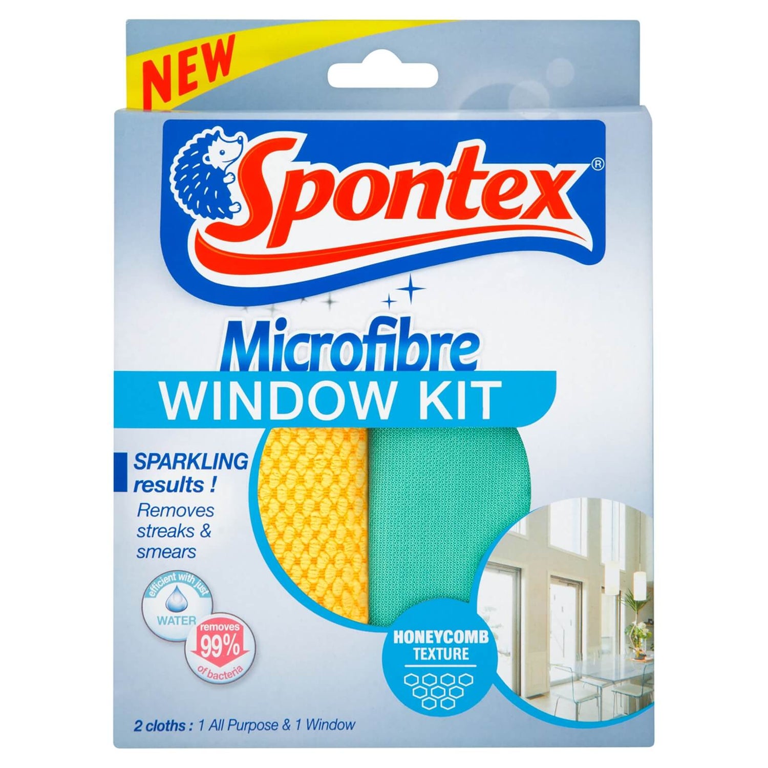 Spontex Specialist Microfibre Cloths (Pack of 10) by Spontex
