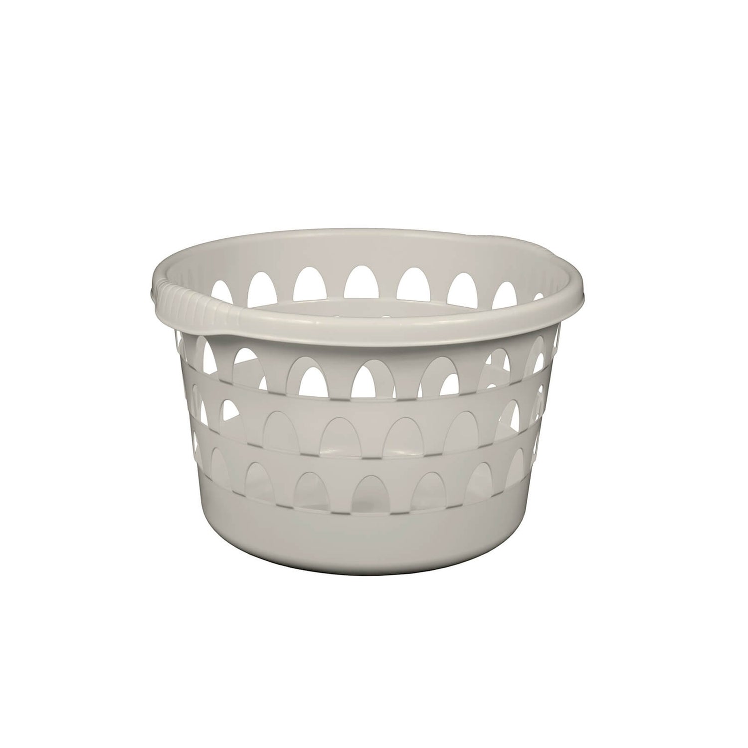 Strat Round Laundry Basket Slate Grey